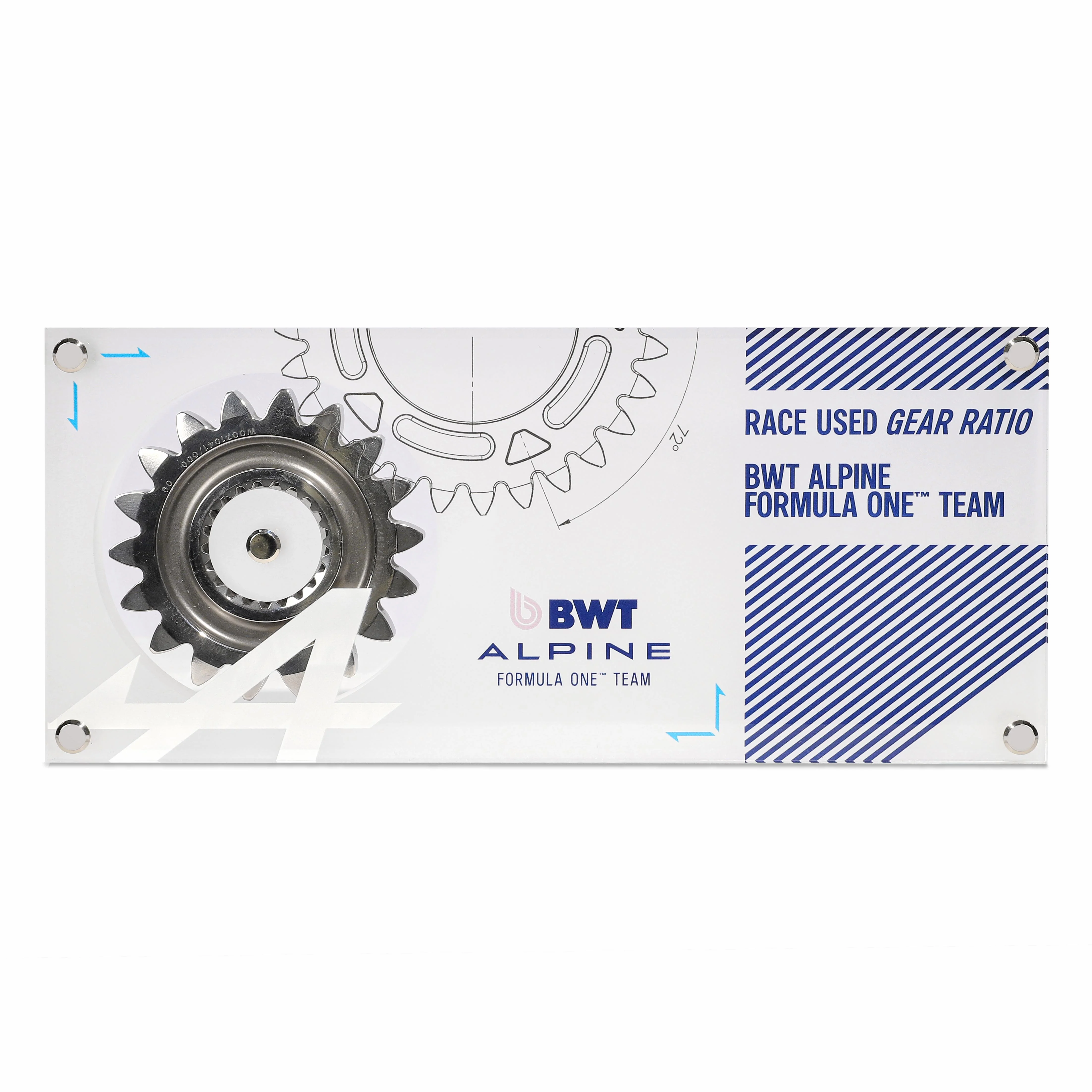 Alpine Formula 1 Team Gear Ratio In Acrylic - Image 3