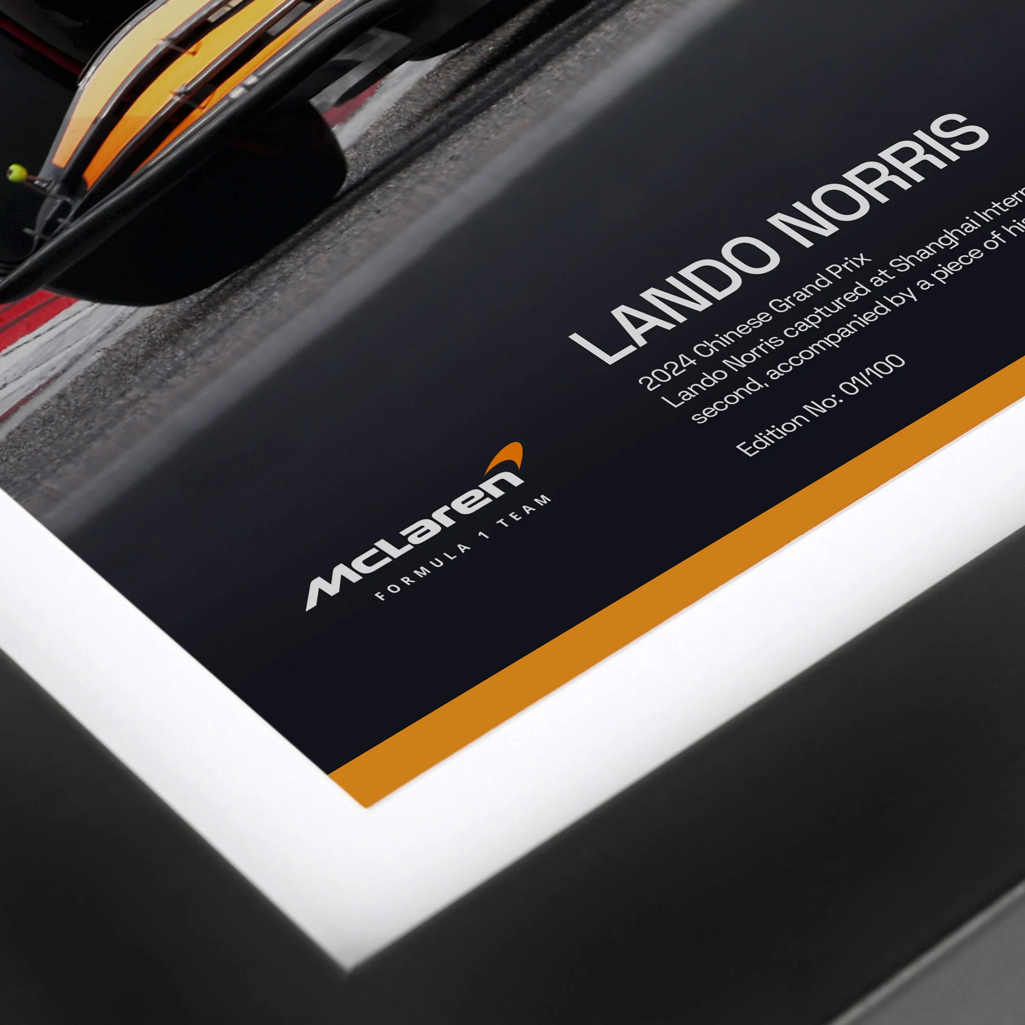 Lando Norris 2024 McLaren F1 Team Bodywork & Photo - Chinese GP - Image 4