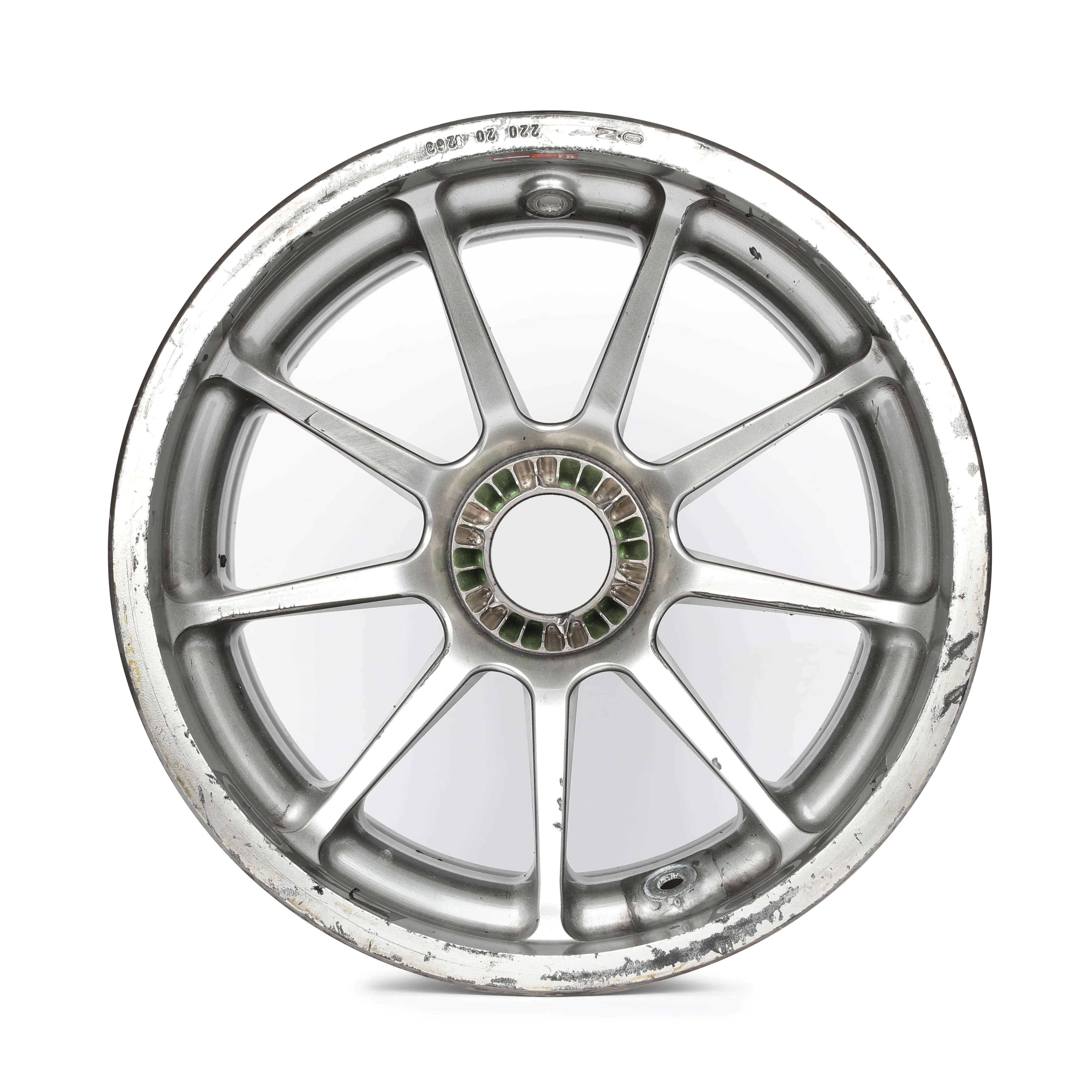 Max Verstappen 2020 Oracle Red Bull Racing Front Wheel Rim Table - Image 5