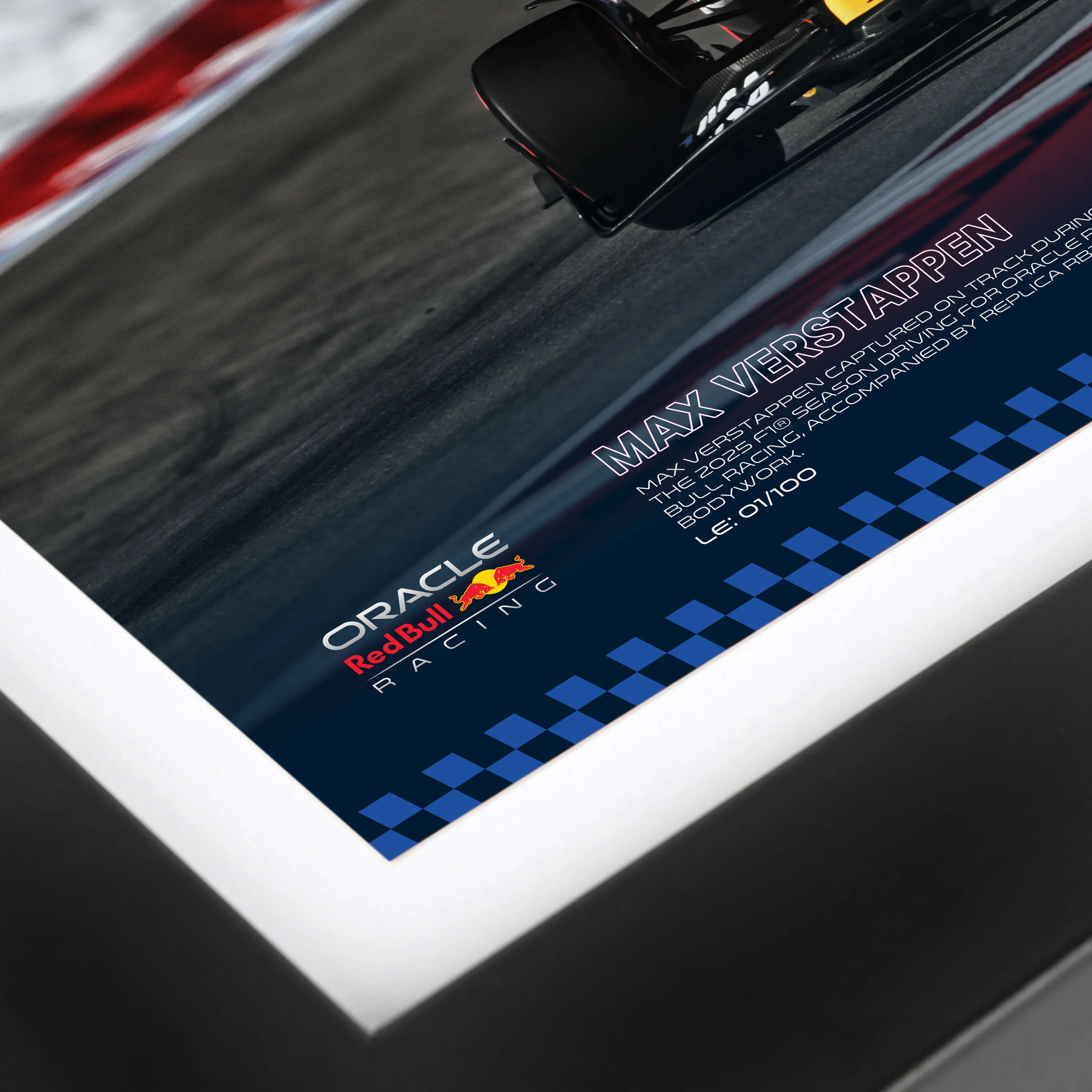 Limited Edition Max Verstappen Replica 2025 Red Bull Racing Bodywork & Photo - Image 3