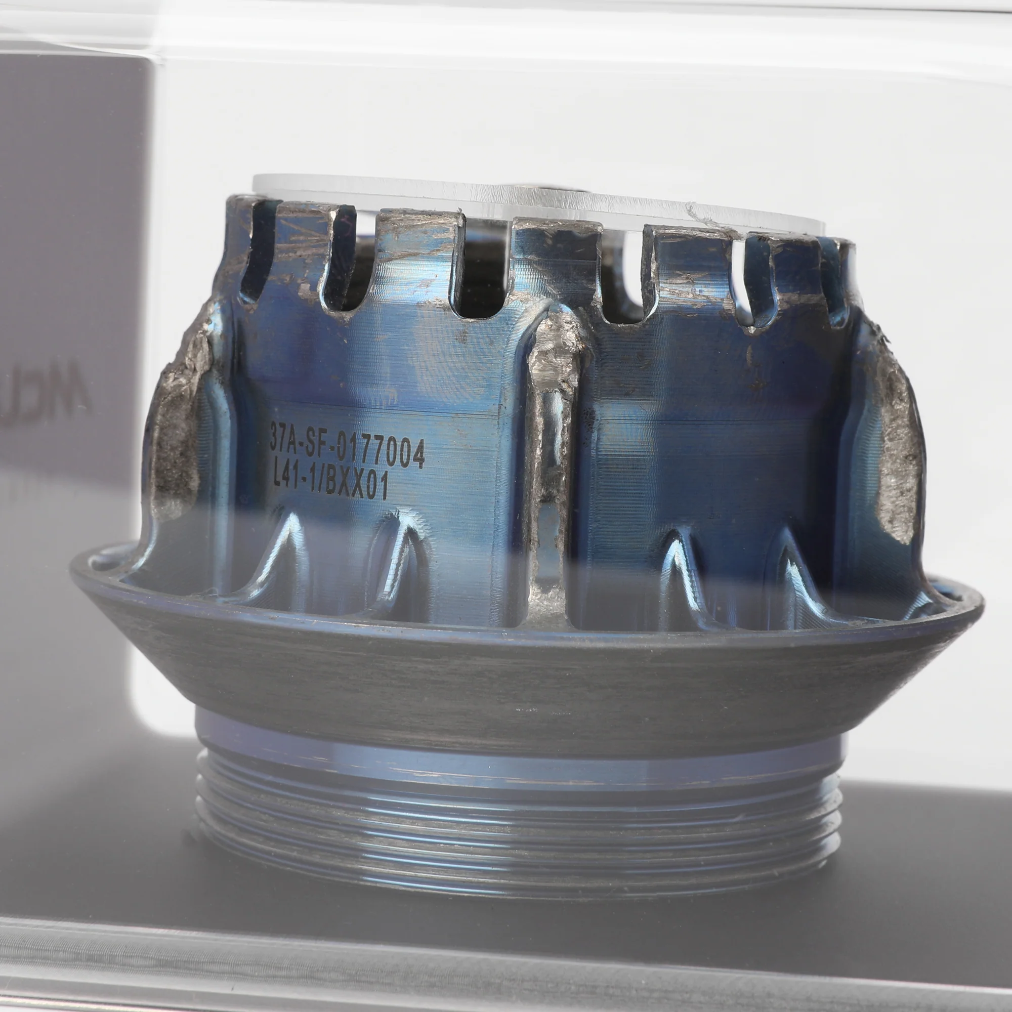 McLaren 2023 Race-Used Wheel Nut in Display Case - Blue - Image 6