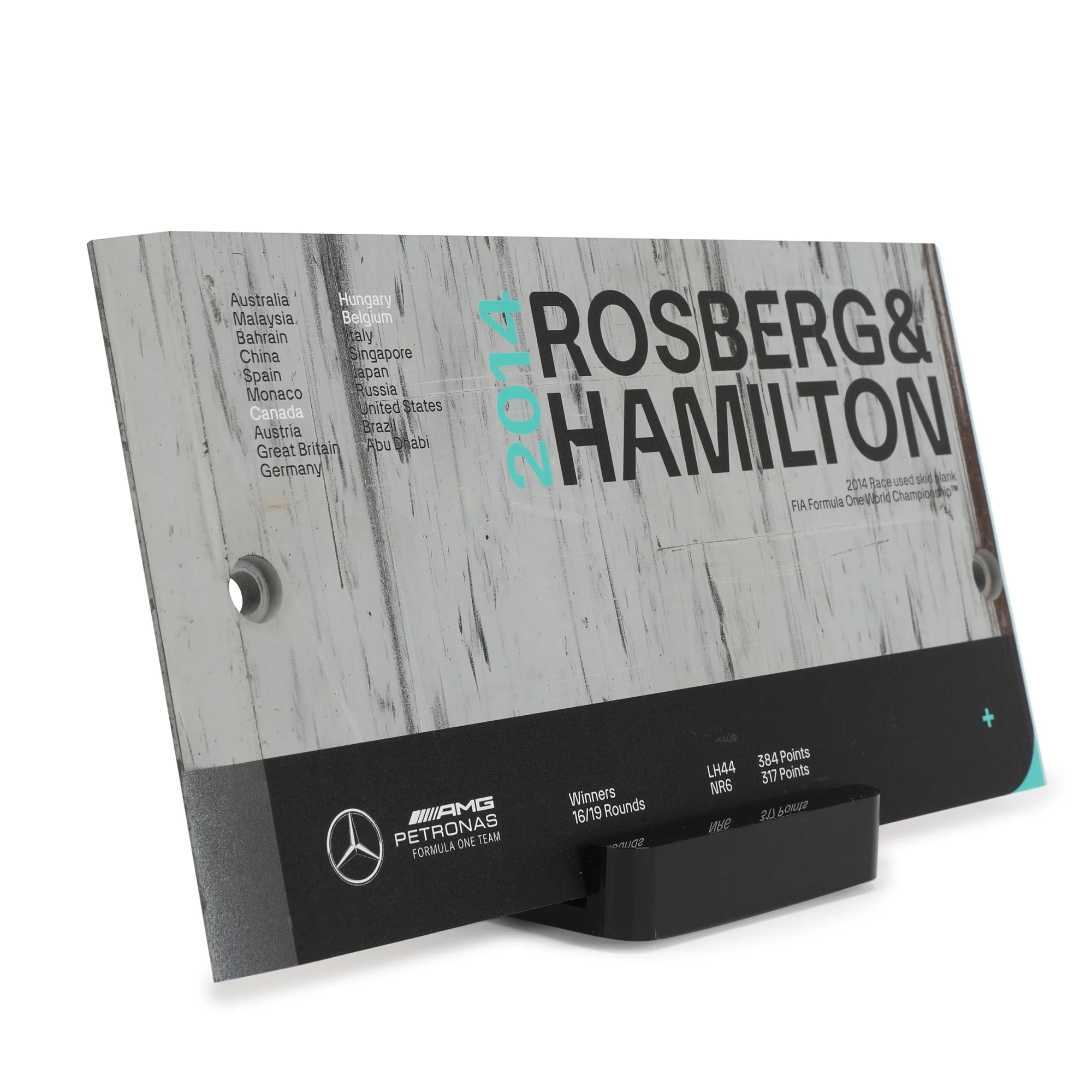 Mercedes-AMG F1 Team 2014 Desktop Skid Plank - Image 3