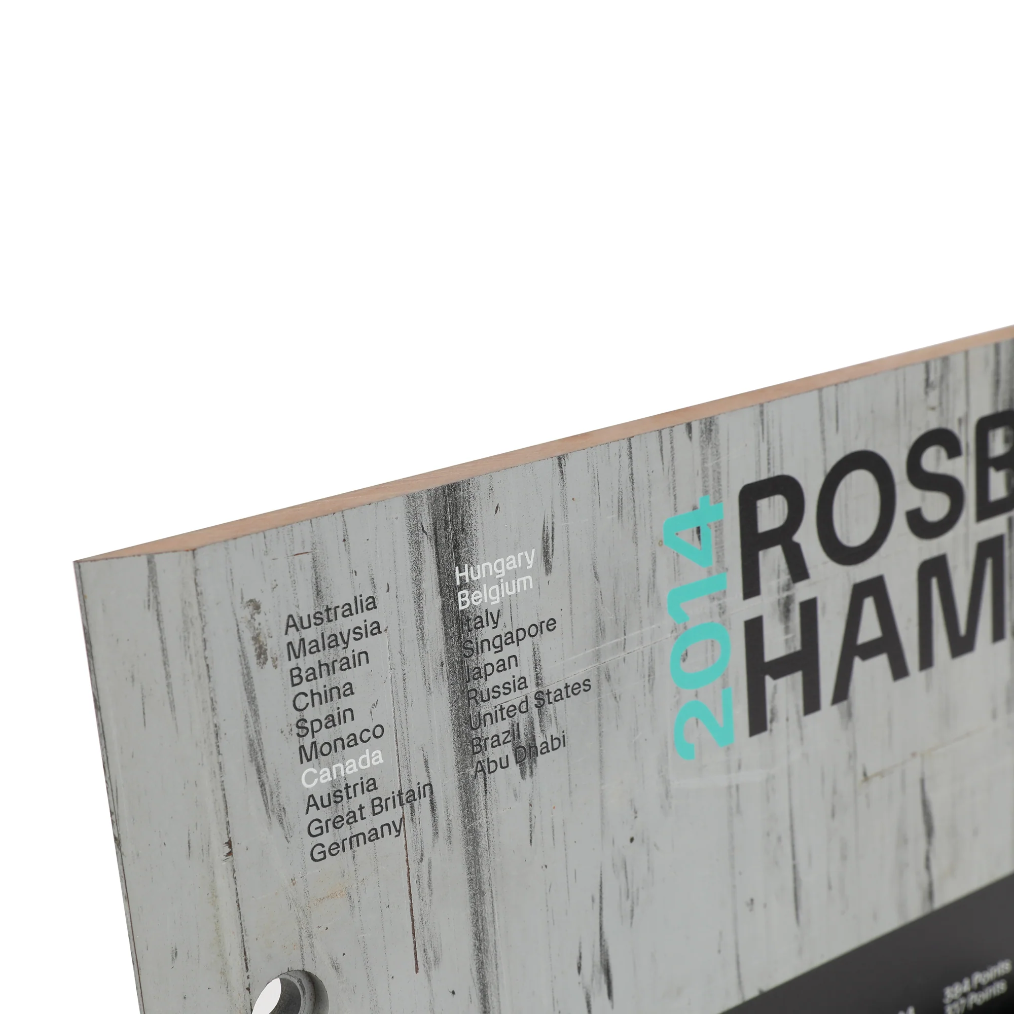 Mercedes-AMG F1 Team 2014 Desktop Skid Plank - Image 9