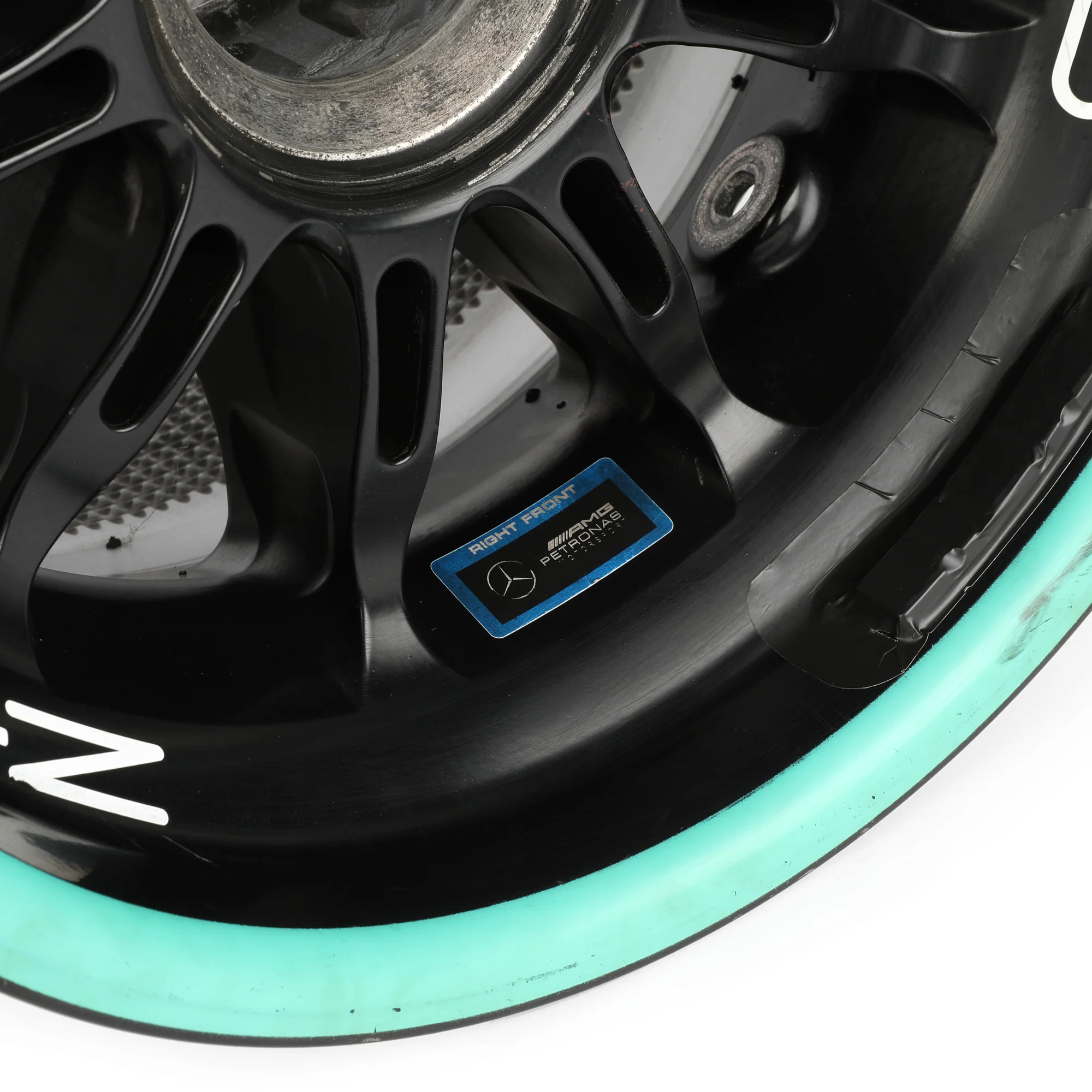 Mercedes-AMG PETRONAS F1® Team 2019 Season Used Front Wheel Rim Table - Image 6