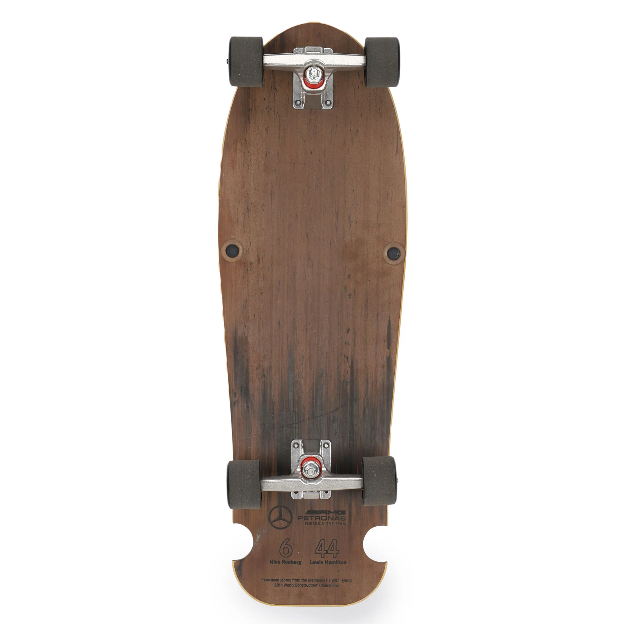 Mercedes-AMG Petronas Formula One Team 2016 Skid Block Skateboard - Image 5