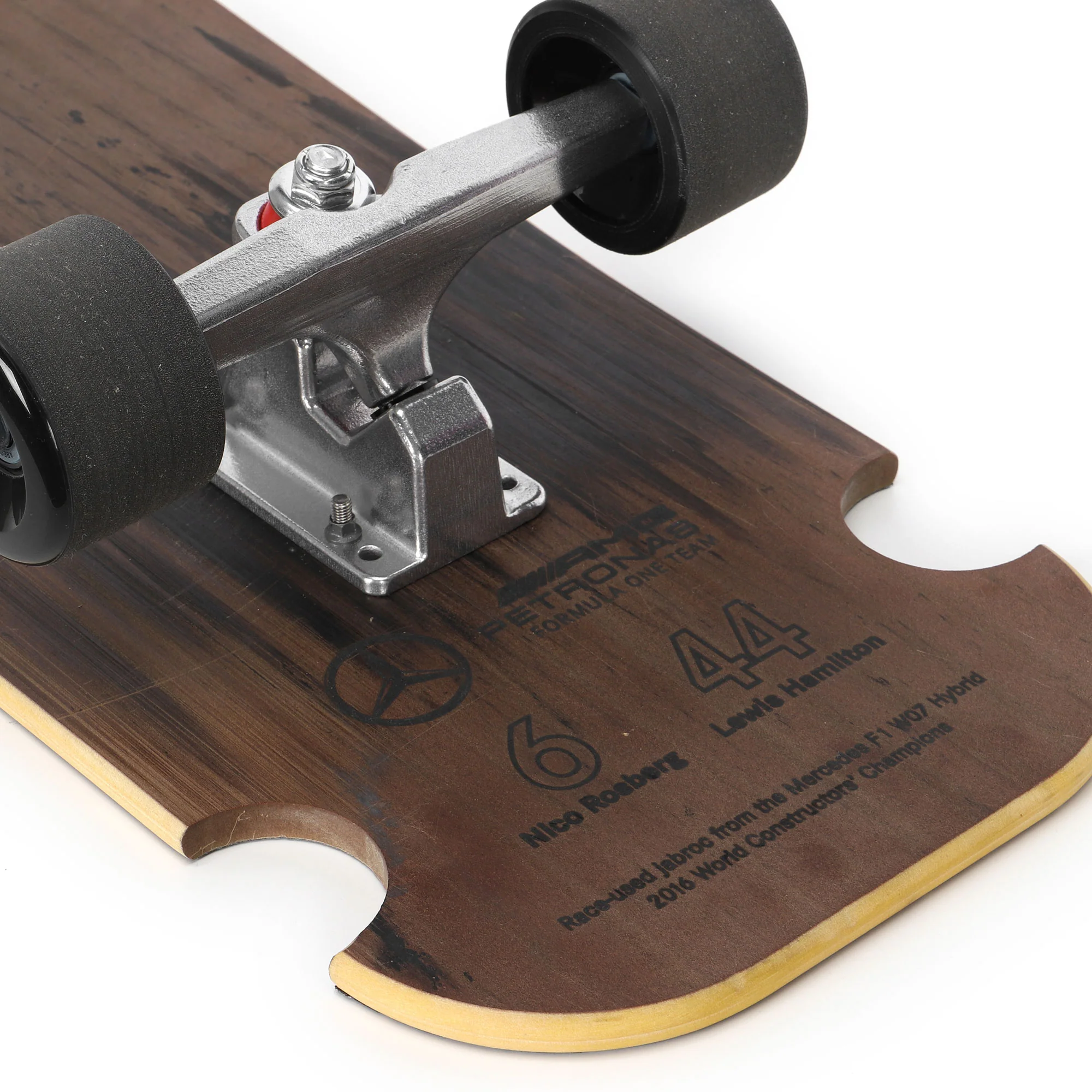 Mercedes-AMG Petronas Formula One Team 2016 Skid Block Skateboard - Image 7