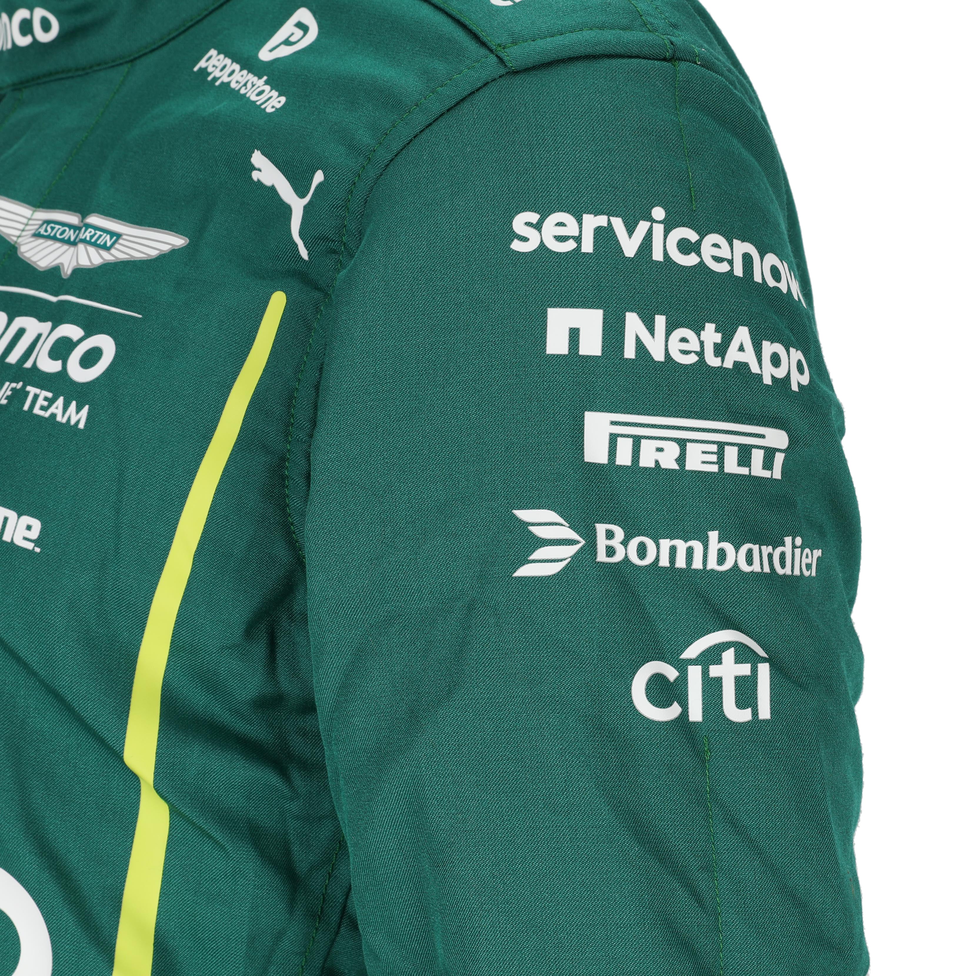 Miami Auction LOT 027 - Fernando Alonso 2025 Grand Prix Used Aston Martin Aramco Race Suit - Image 6