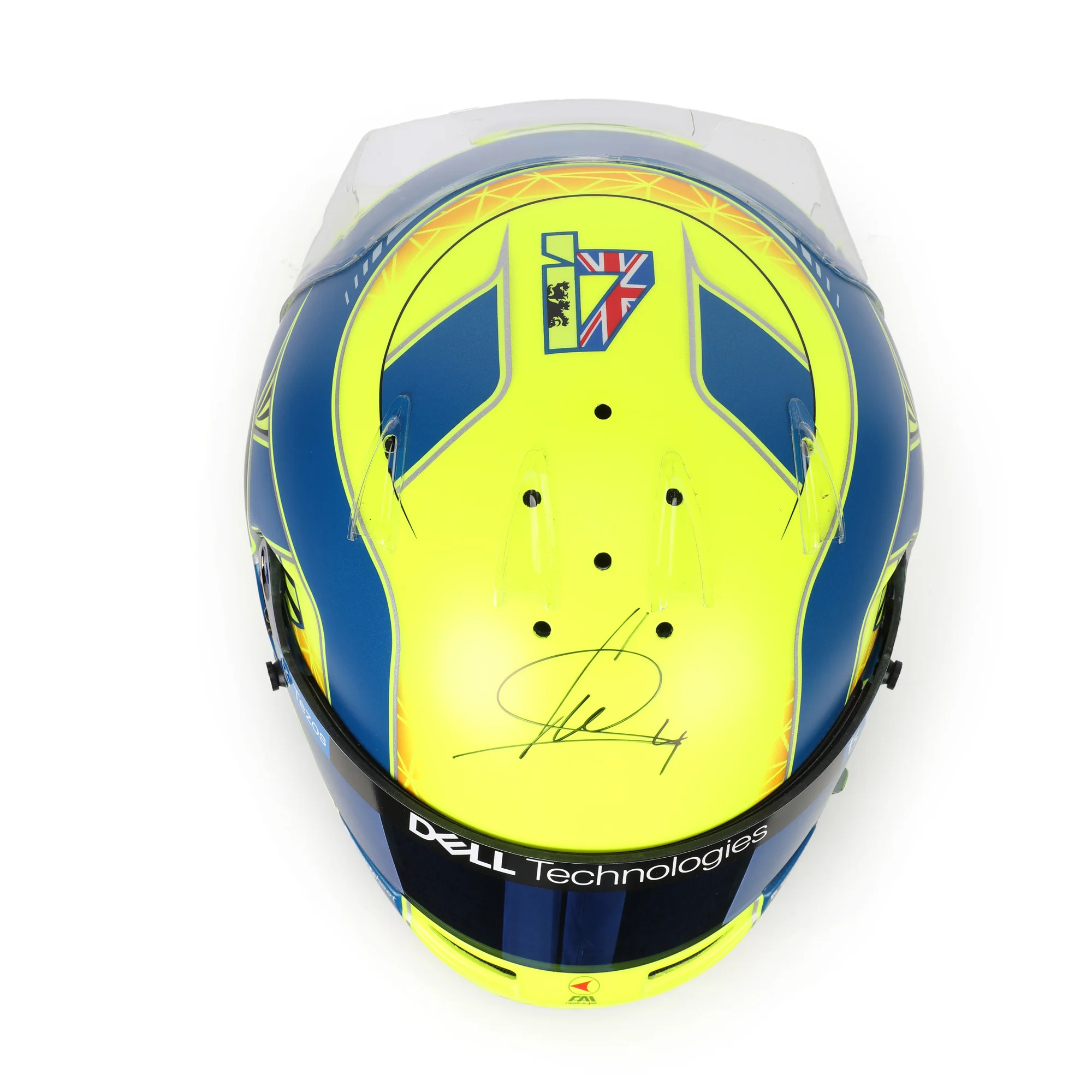 Miami Auction LOT 048 - Lando Norris 2022 Signed Full Scale Bell Official Helmet - Image 6