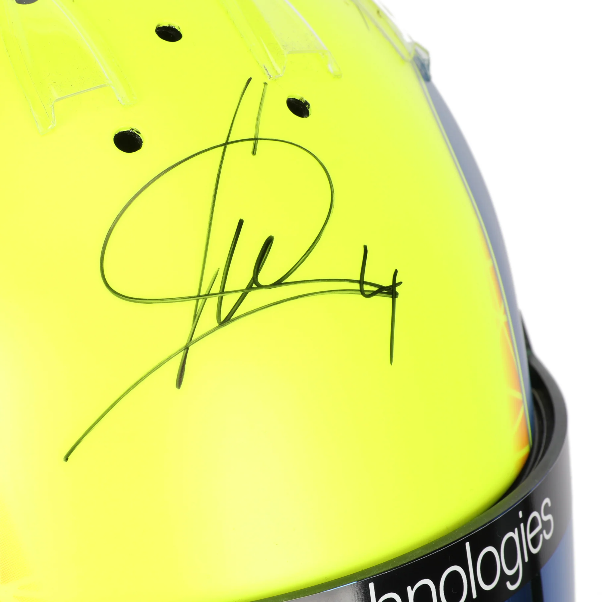 Miami Auction LOT 048 - Lando Norris 2022 Signed Full Scale Bell Official Helmet - Image 7