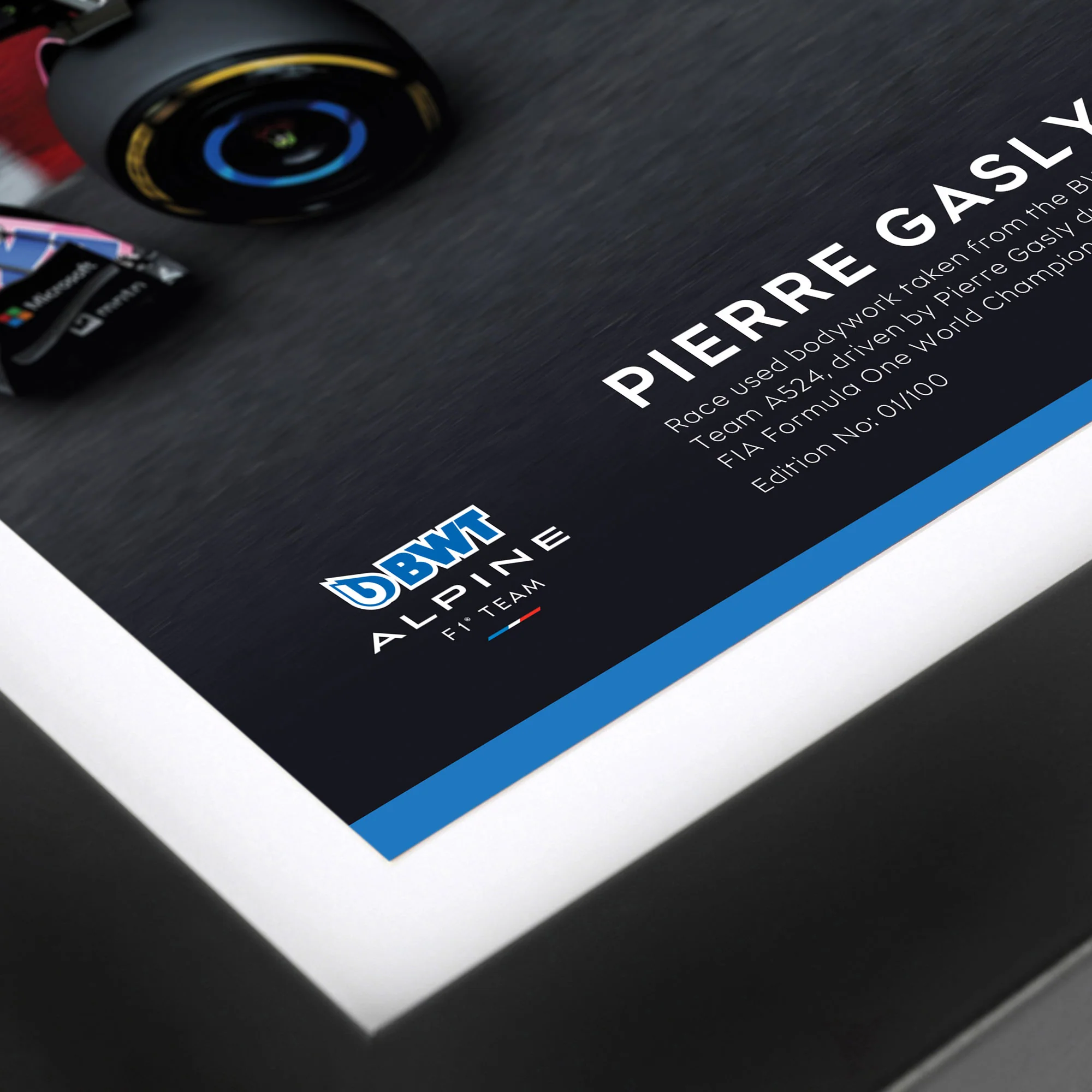 Pierre Gasly 2024 Bodywork & Photo - Limited Edition - Image 4