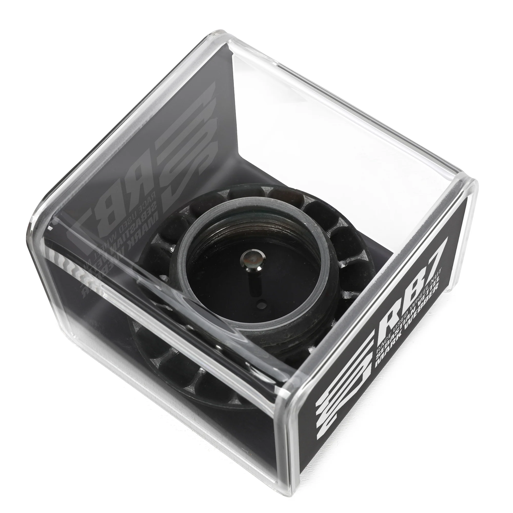 Red Bull Racing 2011 RB7 Grand Prix Used Wheel Nut in Display Case - Image 3