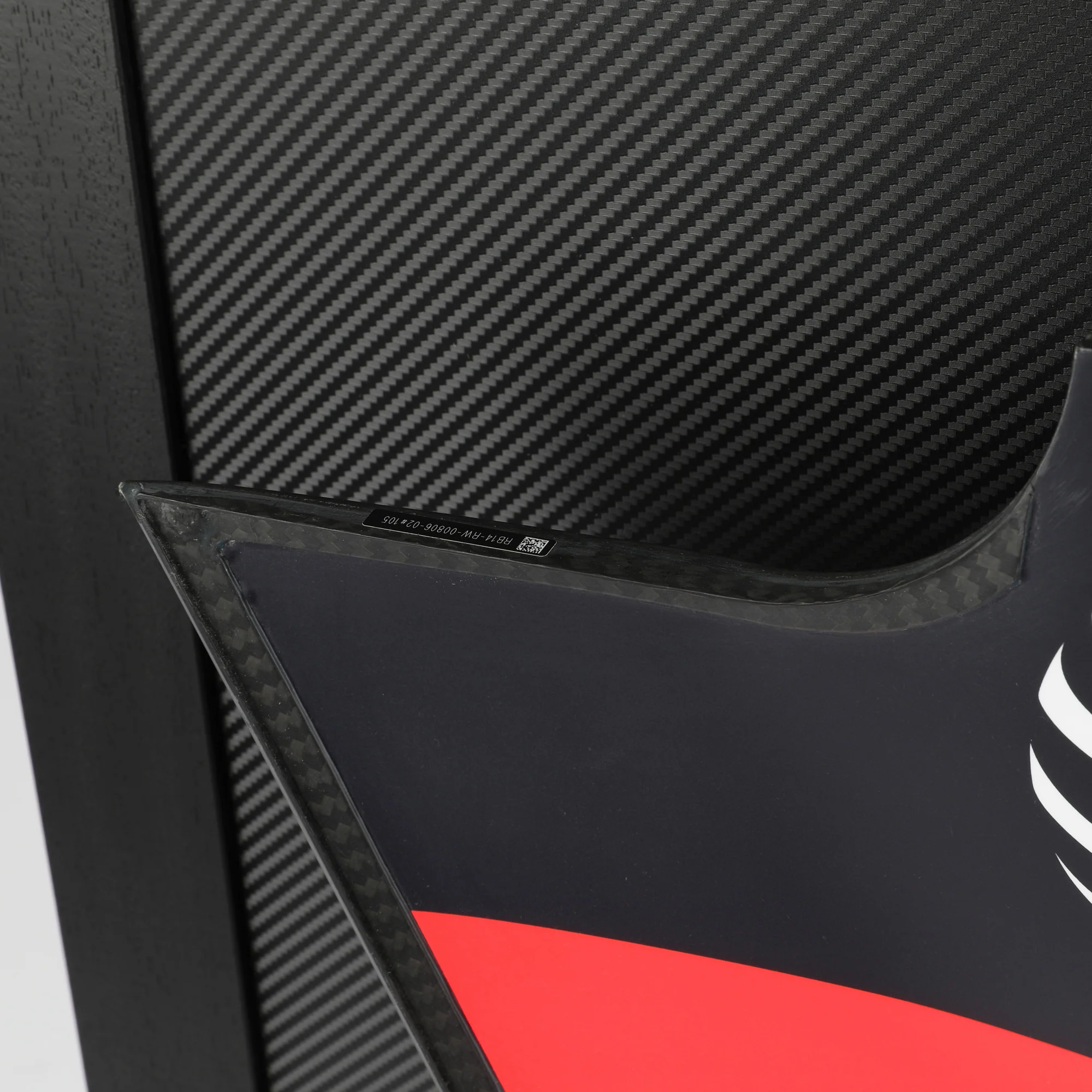 Red Bull Racing 2018 Grand Prix Used Right-hand ‘ESSO Red’ Rear Wing Endplate - Image 5