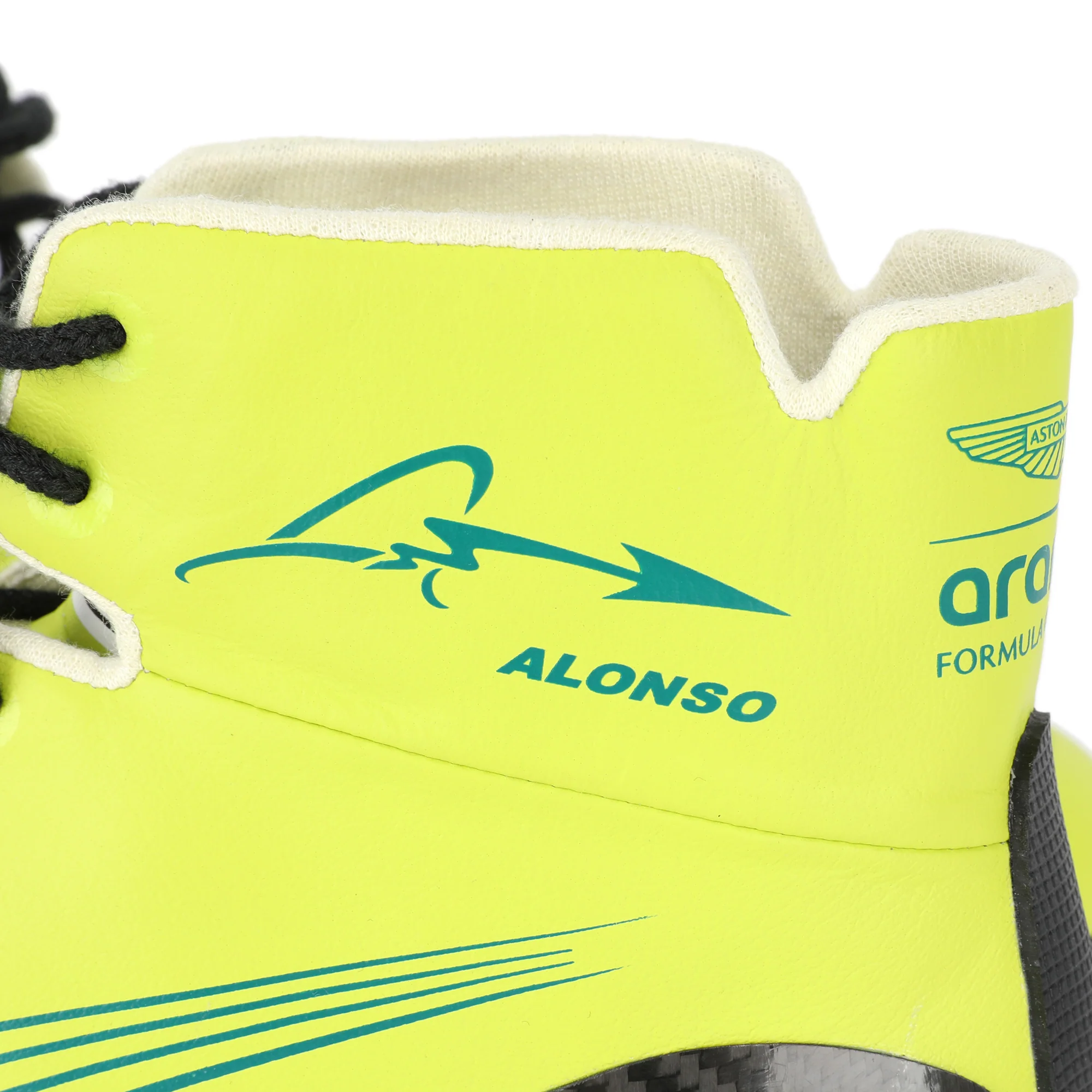 Miami Auction LOT 025 - Fernando Alonso 2025 Aston Martin Aramco Formula One Team Race Boots - Image 5