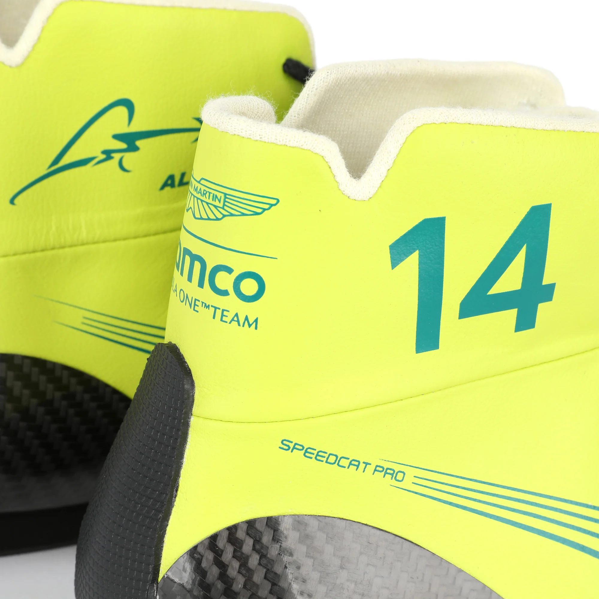 Miami Auction LOT 025 - Fernando Alonso 2025 Aston Martin Aramco Formula One Team Race Boots - Image 6