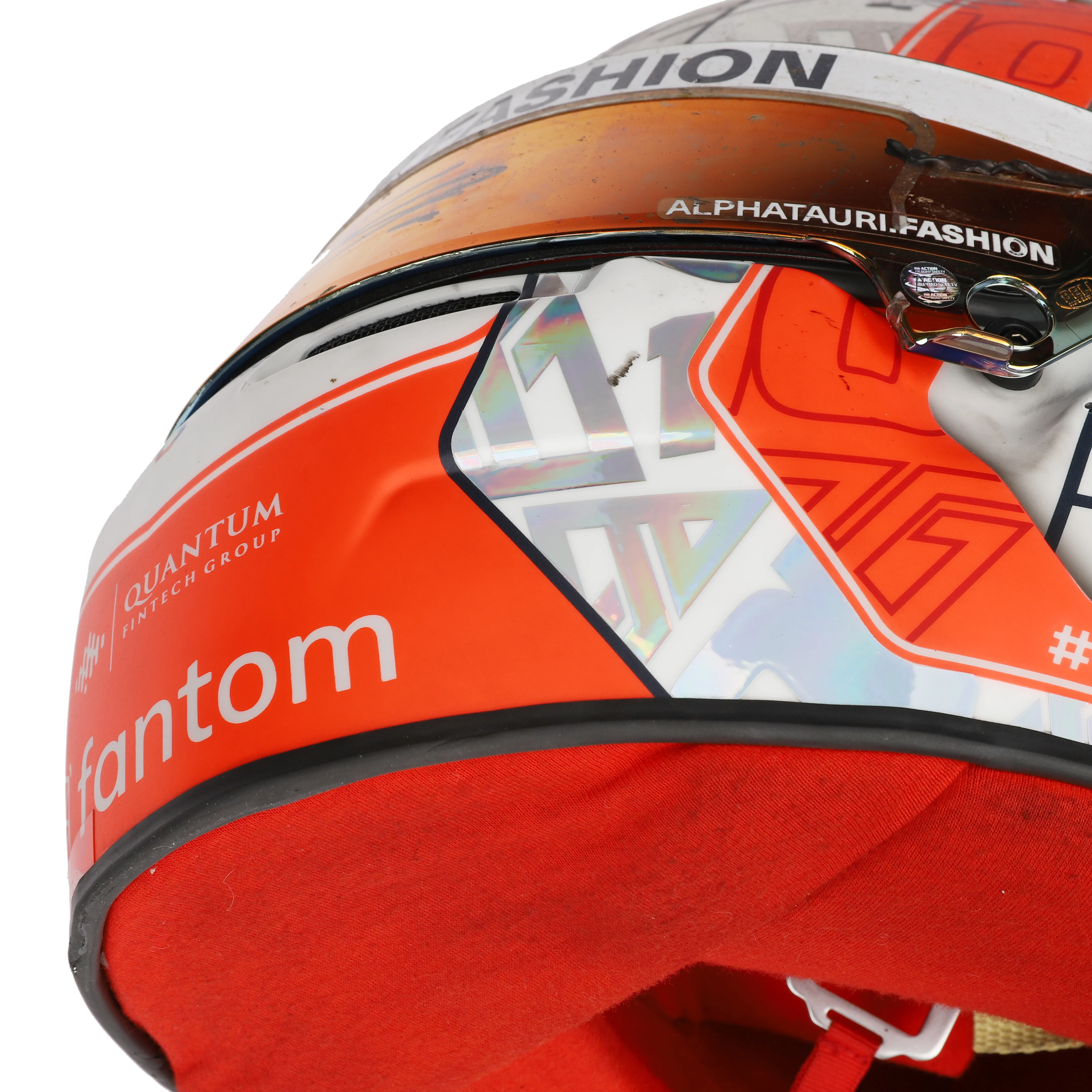 Miami Auction LOT 030 - Pierre Gasly 2022 Signed Race Used Helmet – Australian GP - Image 10