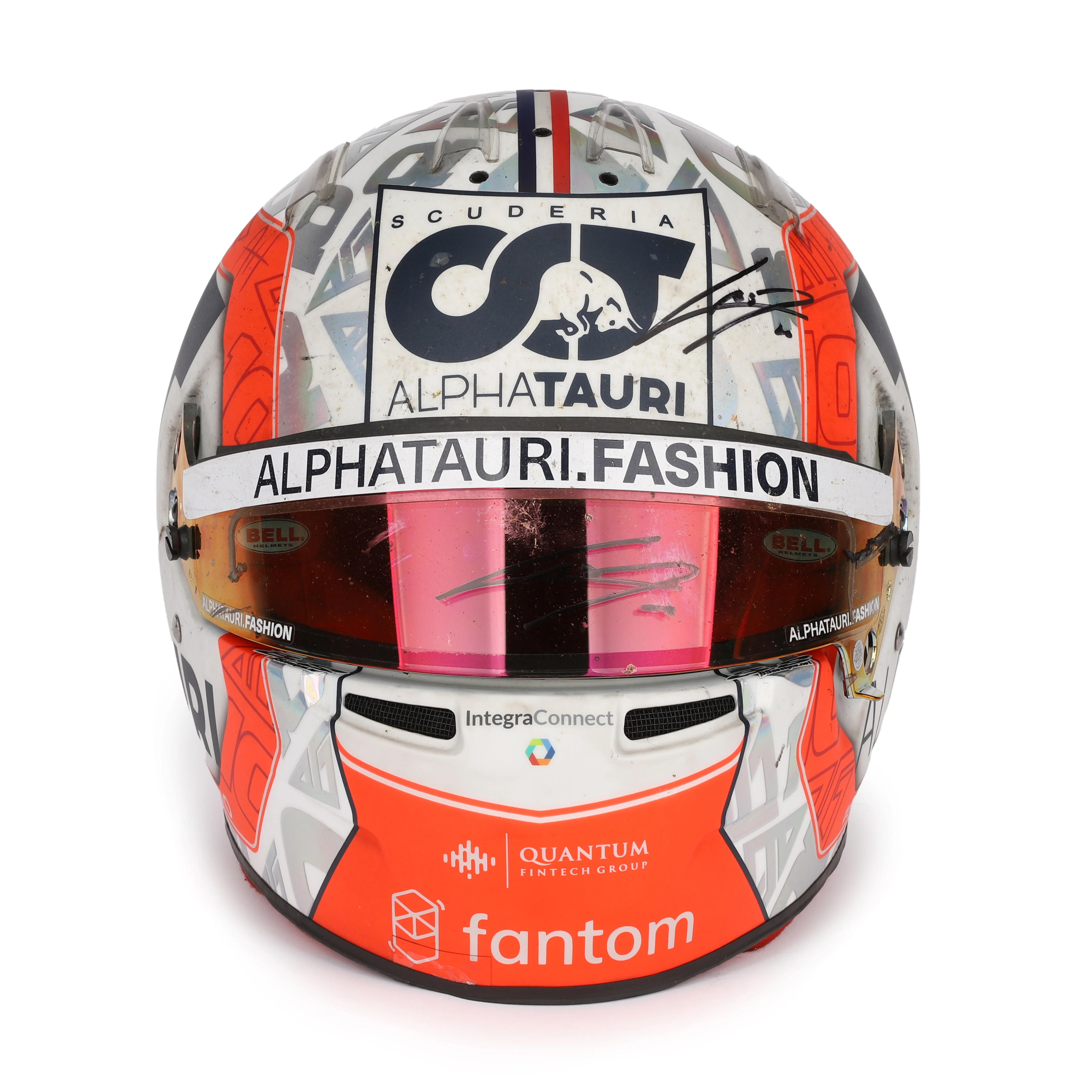 Miami Auction LOT 030 - Pierre Gasly 2022 Signed Race Used Helmet – Australian GP - Image 4