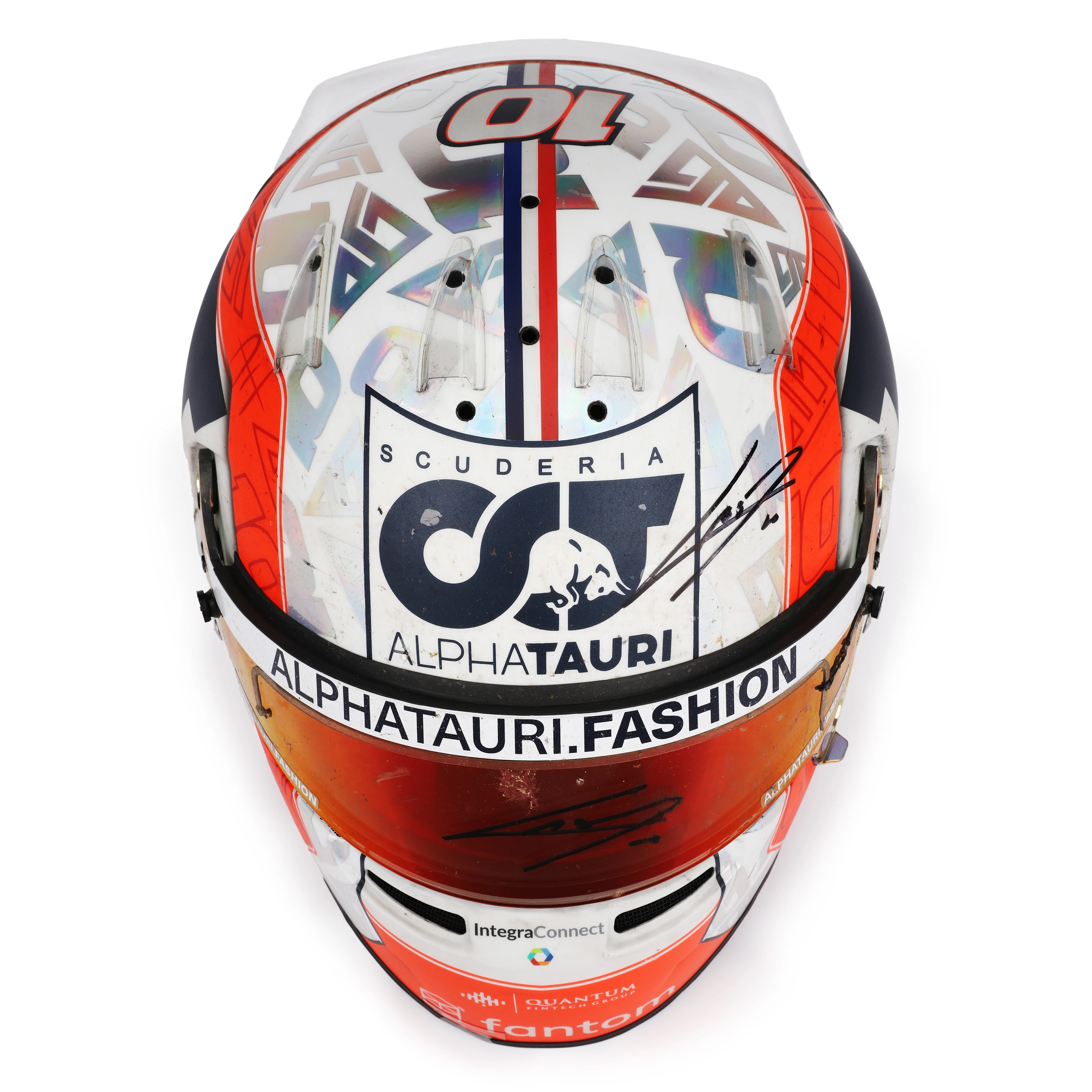 Miami Auction LOT 030 - Pierre Gasly 2022 Signed Race Used Helmet – Australian GP - Image 5