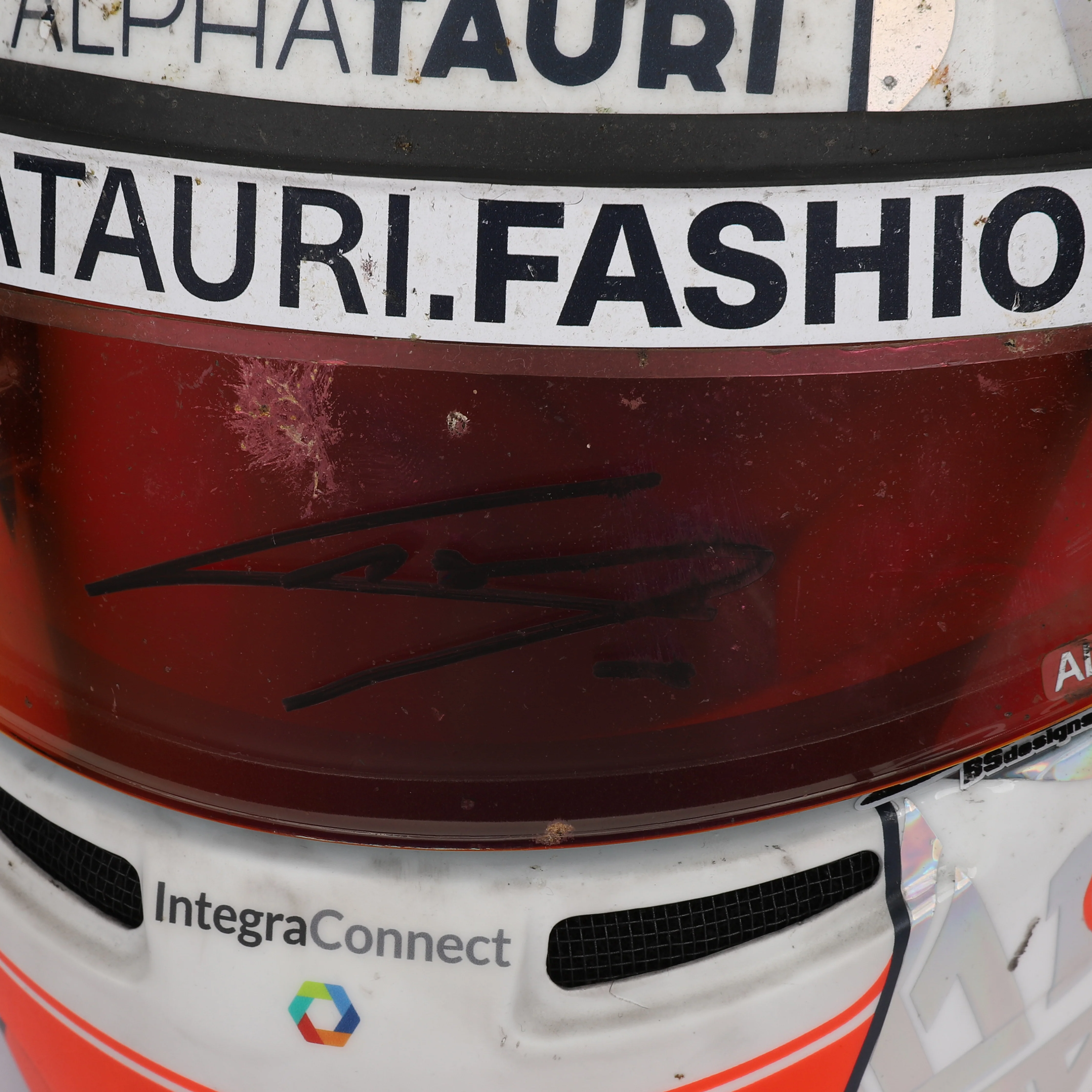 Miami Auction LOT 030 - Pierre Gasly 2022 Signed Race Used Helmet – Australian GP - Image 7