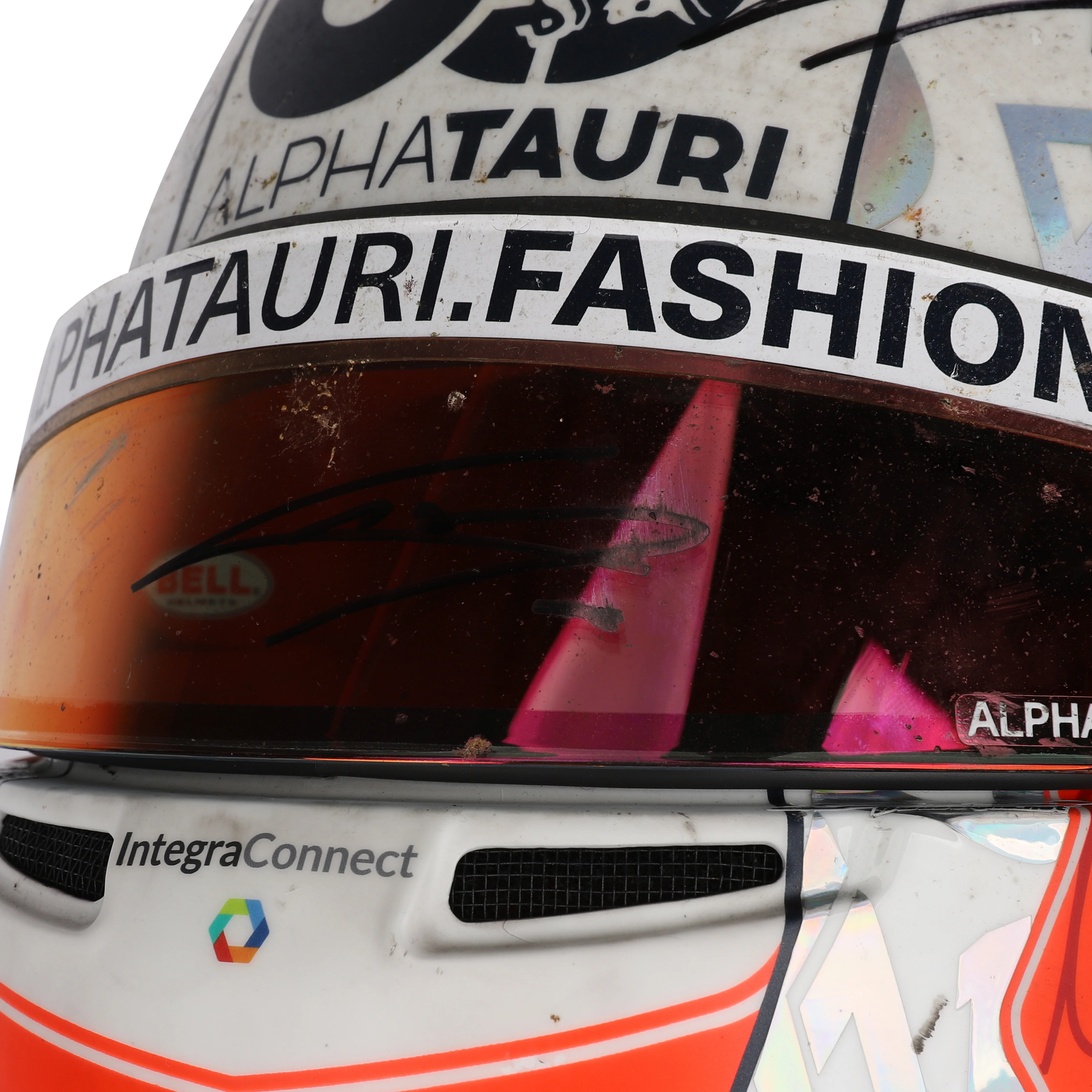 Miami Auction LOT 030 - Pierre Gasly 2022 Signed Race Used Helmet – Australian GP - Image 8