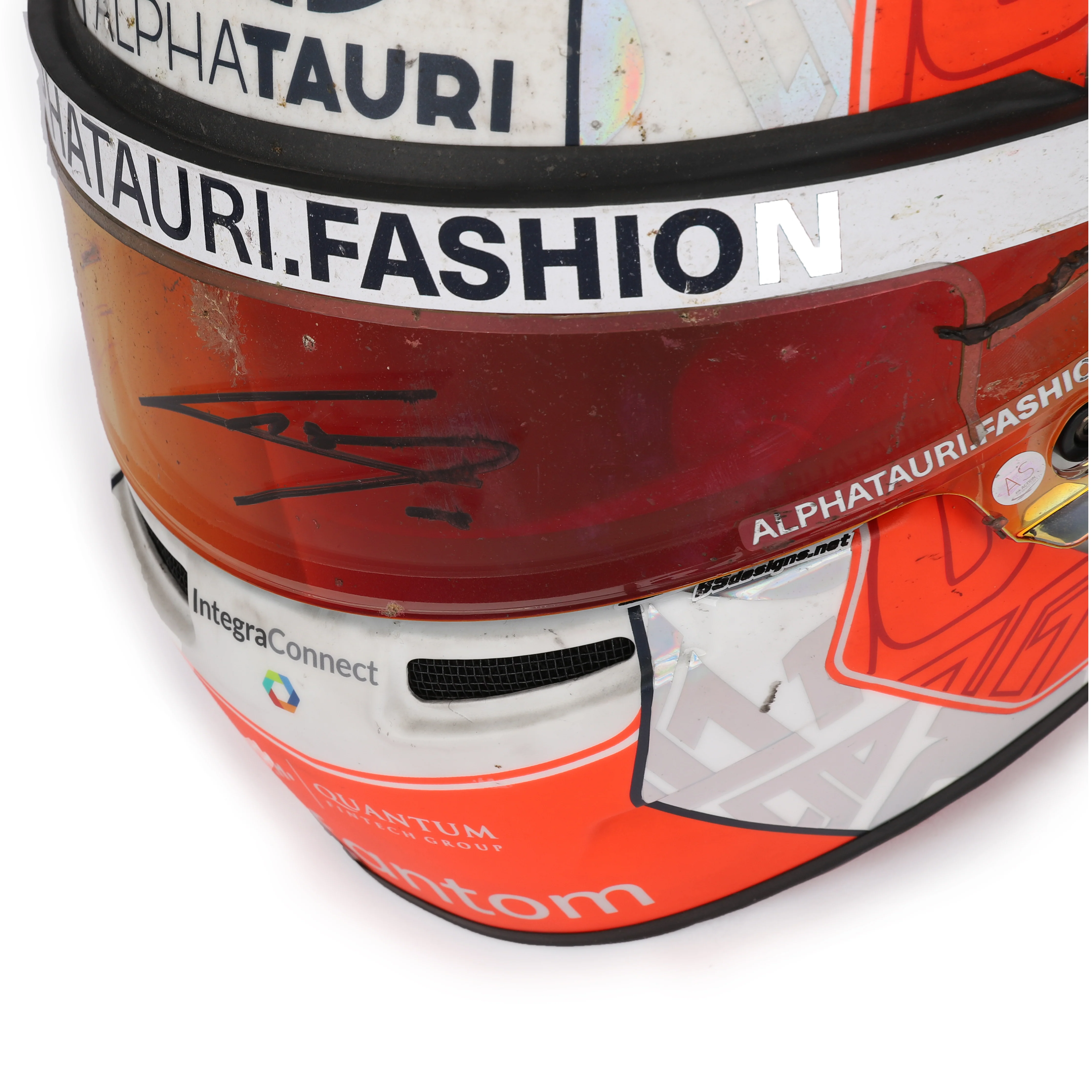 Miami Auction LOT 030 - Pierre Gasly 2022 Signed Race Used Helmet – Australian GP - Image 9