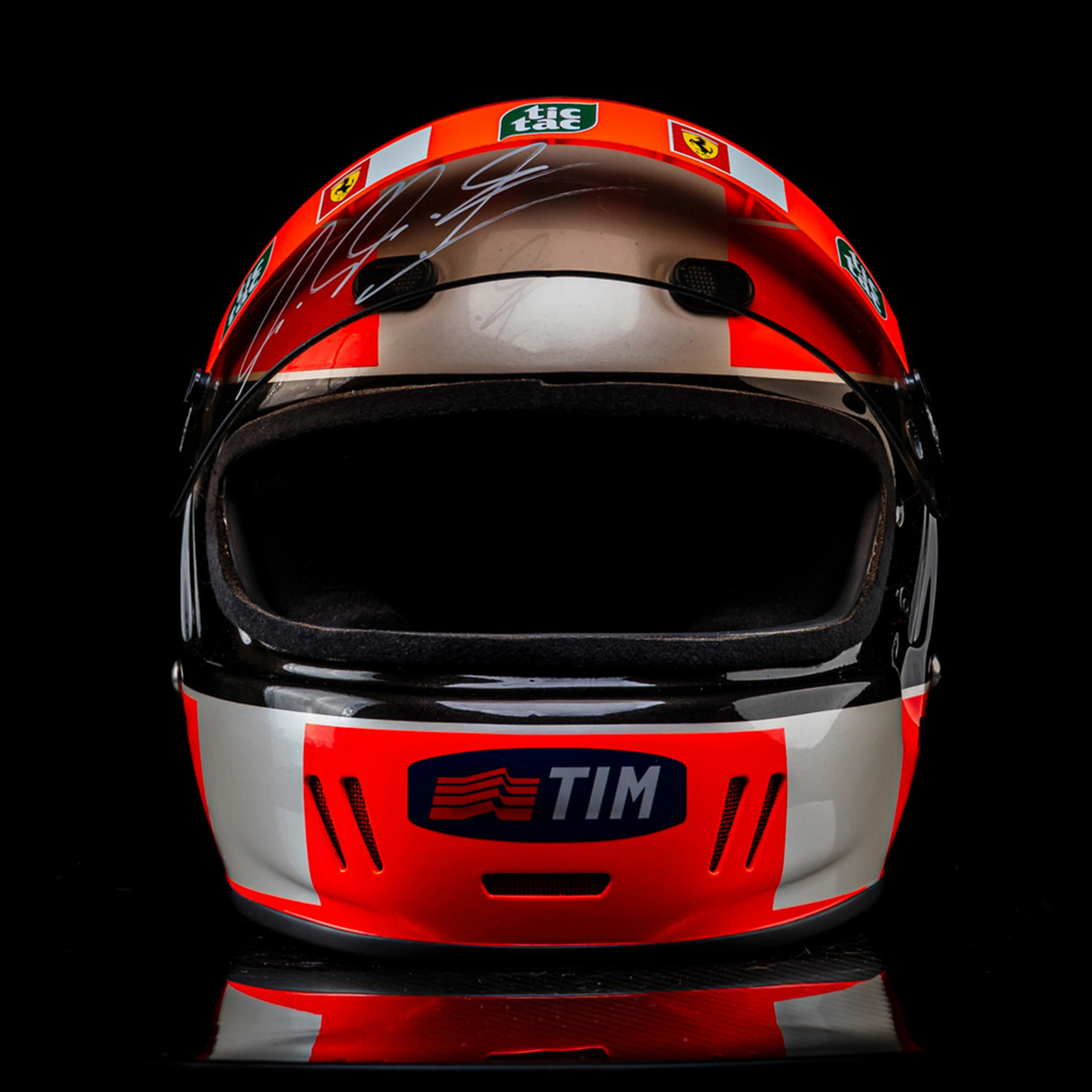 Miami Auction LOT 011 - Michael Schumacher 2000 Ferrari Helmet - Replica Signed 1 Of 30 - Image 9