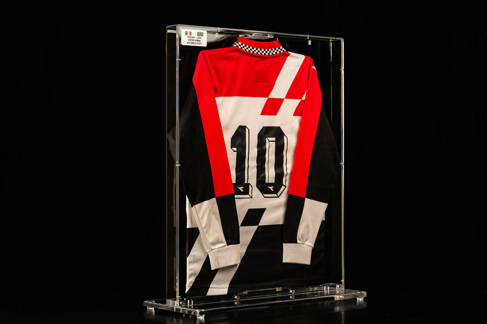 Miami Auction LOT 037 - 1992 Nazionale Piloti Shirt - Ayrton Senna Signed Framed - Image 18