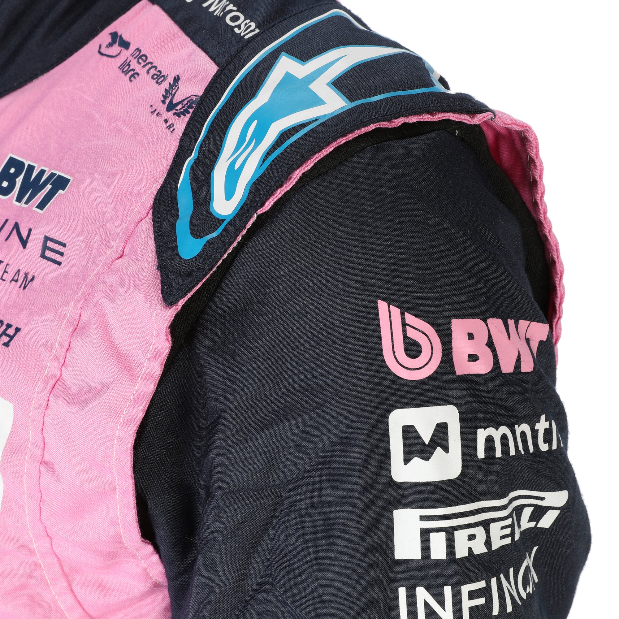 Miami Auction LOT 029 - Pierre Gasly Signed 2025 race Used BWT Alpine Formula one Team Suit - Austin GP - Image 6