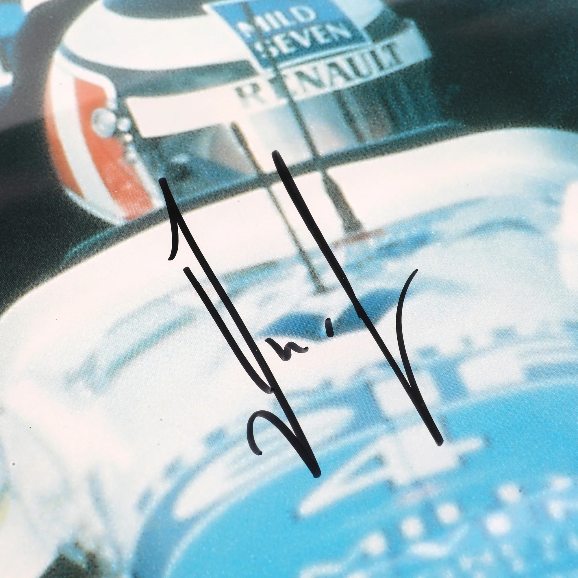 Miami Auction LOT 014 - Poster 1996 Brazil GP- Schumacher, Villeneuve, Piquet, Hill & Berger Signed Framed - Image 4