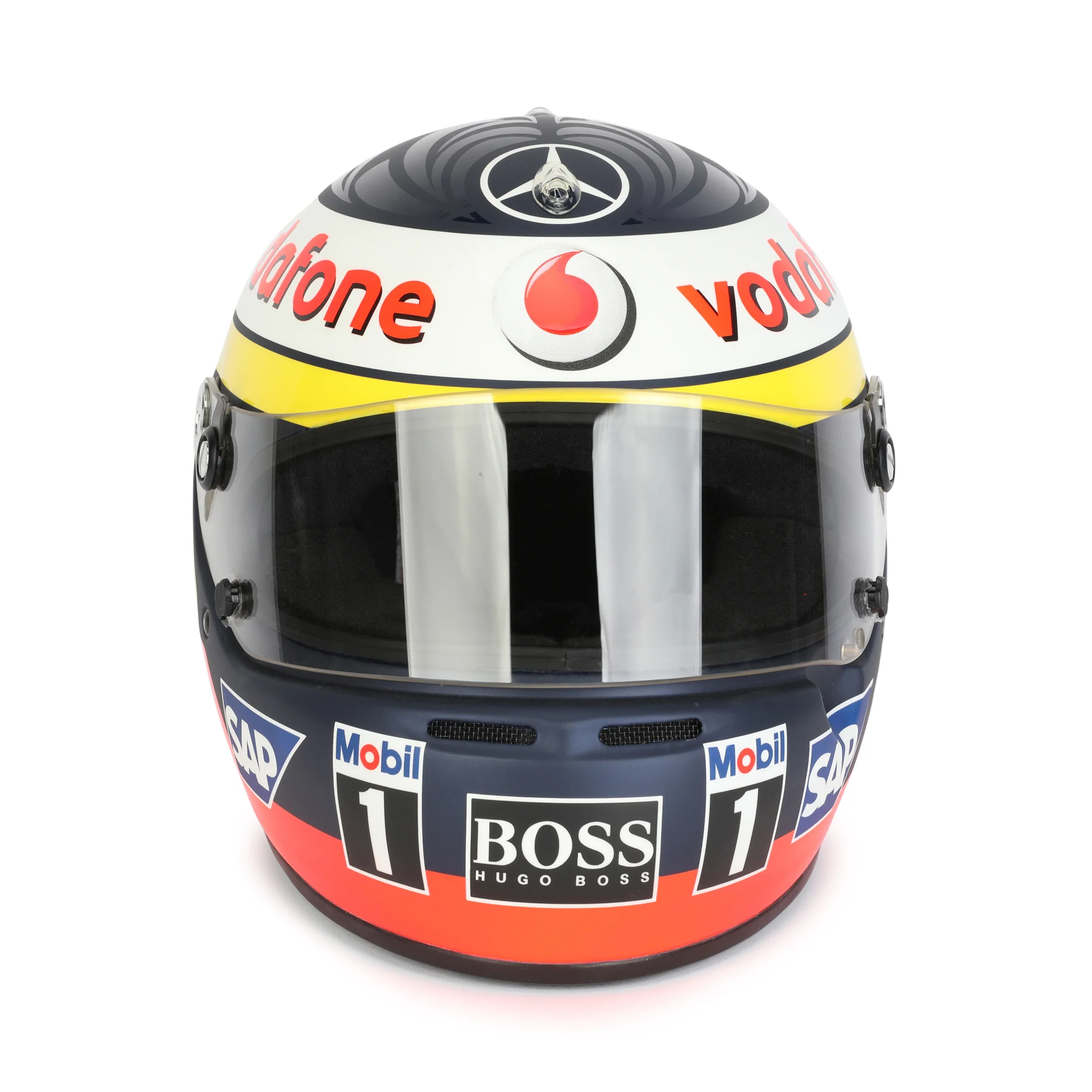 Miami Auction LOT 028 - Pedro de la Rosa 2007 Signed Replica Helmet - Image 2