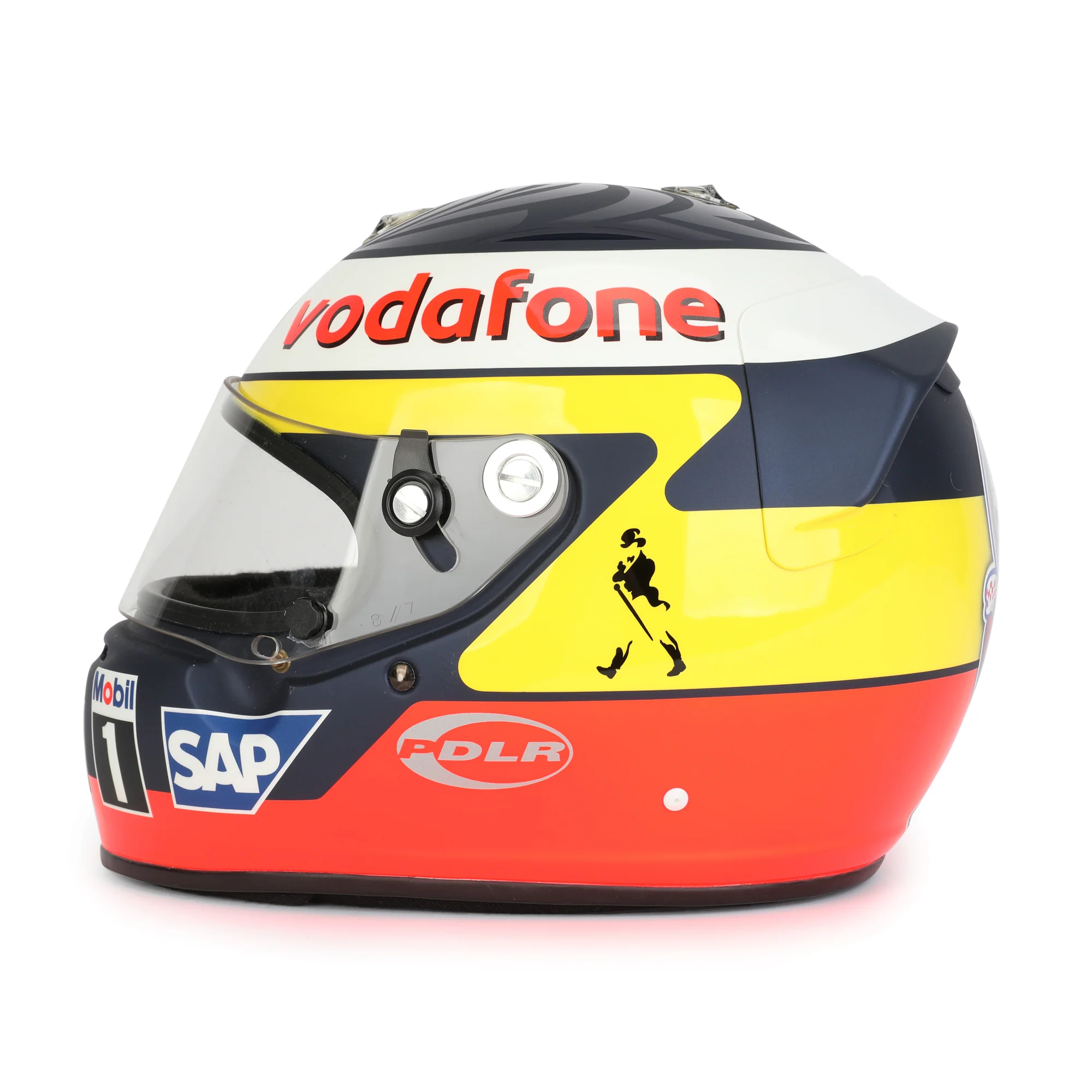 Miami Auction LOT 028 - Pedro de la Rosa 2007 Signed Replica Helmet - Image 4