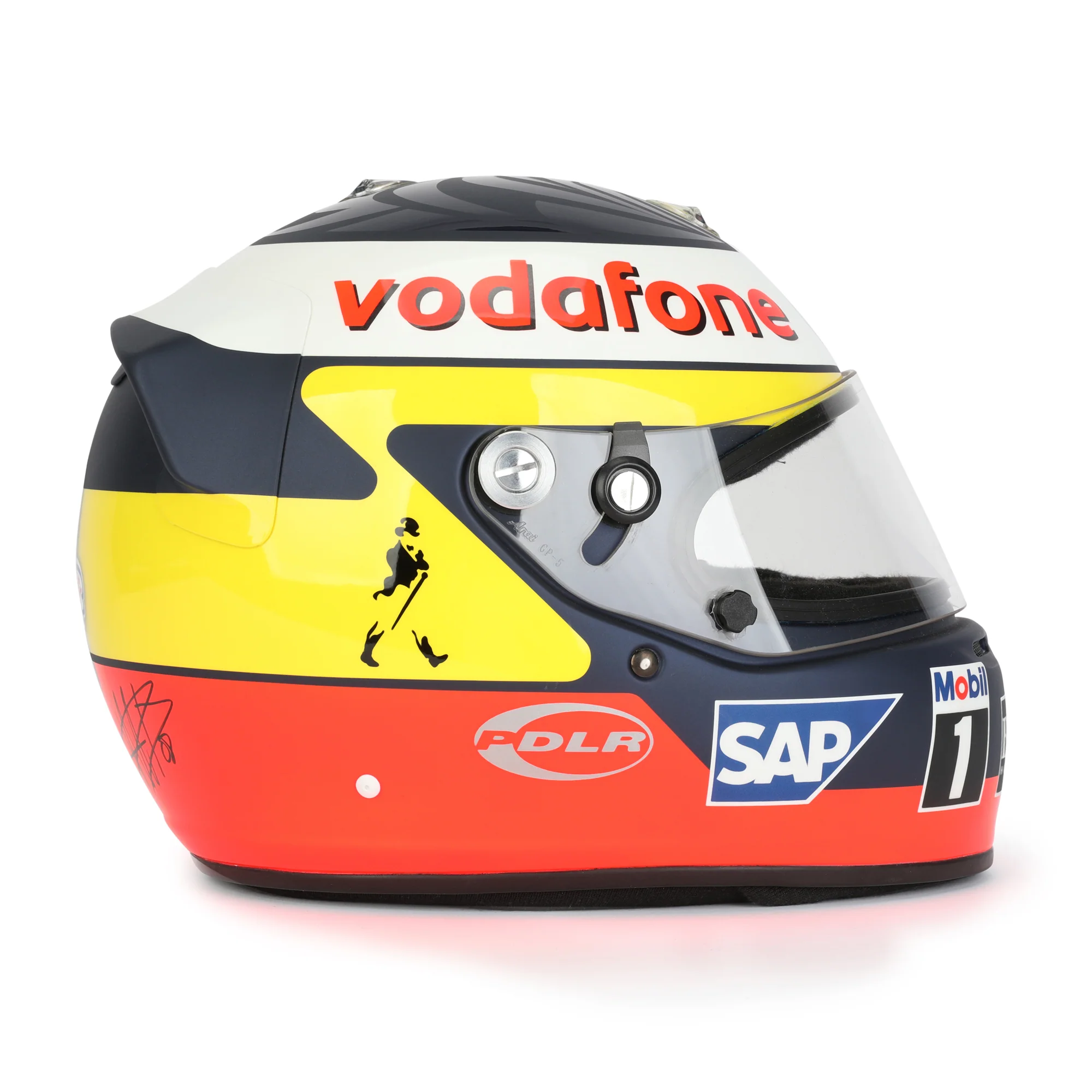 Miami Auction LOT 028 - Pedro de la Rosa 2007 Signed Replica Helmet - Image 5