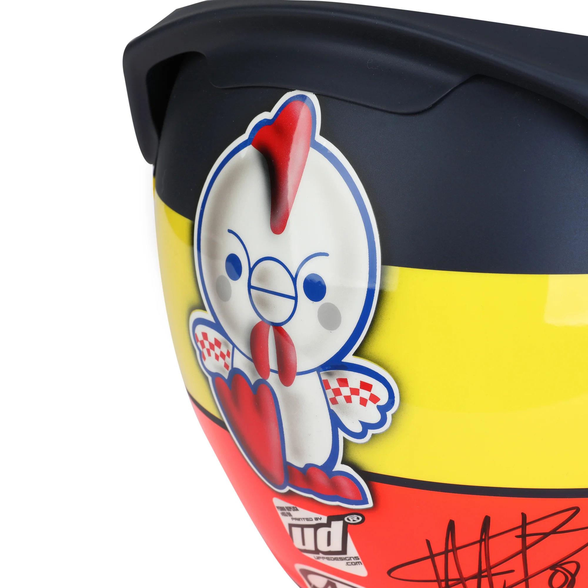 Miami Auction LOT 028 - Pedro de la Rosa 2007 Signed Replica Helmet - Image 8