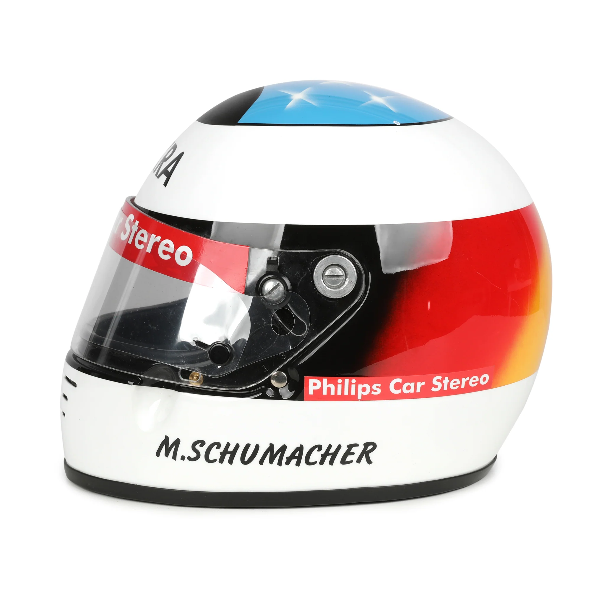 Miami Auction LOT 013- Michael Schumacher 1991 Jordan Helmet – Belgium GP Replica - Image 3