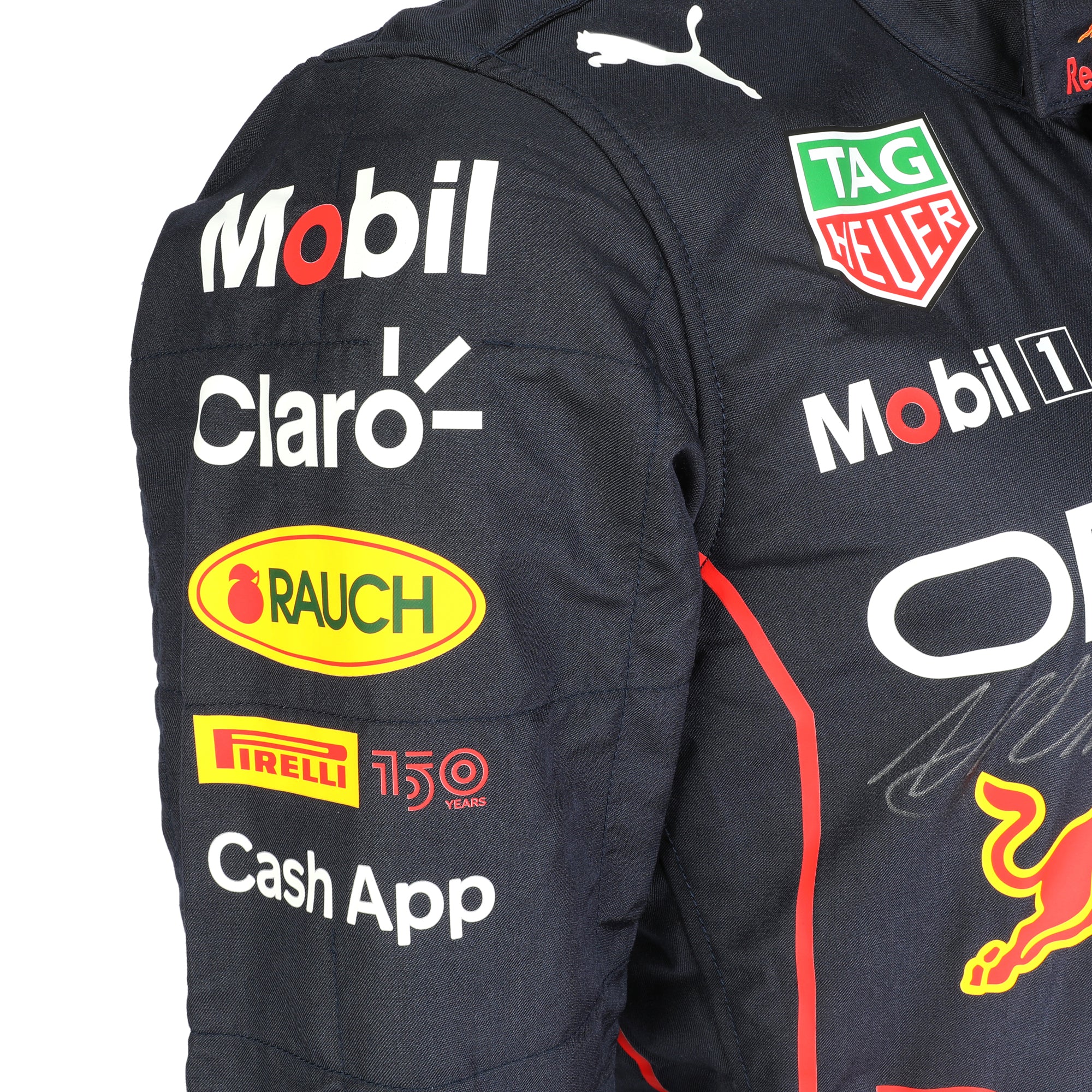 Miami Auction LOT 020 - Max Verstappen 2022 Oracle Red Bull Racing Race Suit – Signed Replica - Image 5