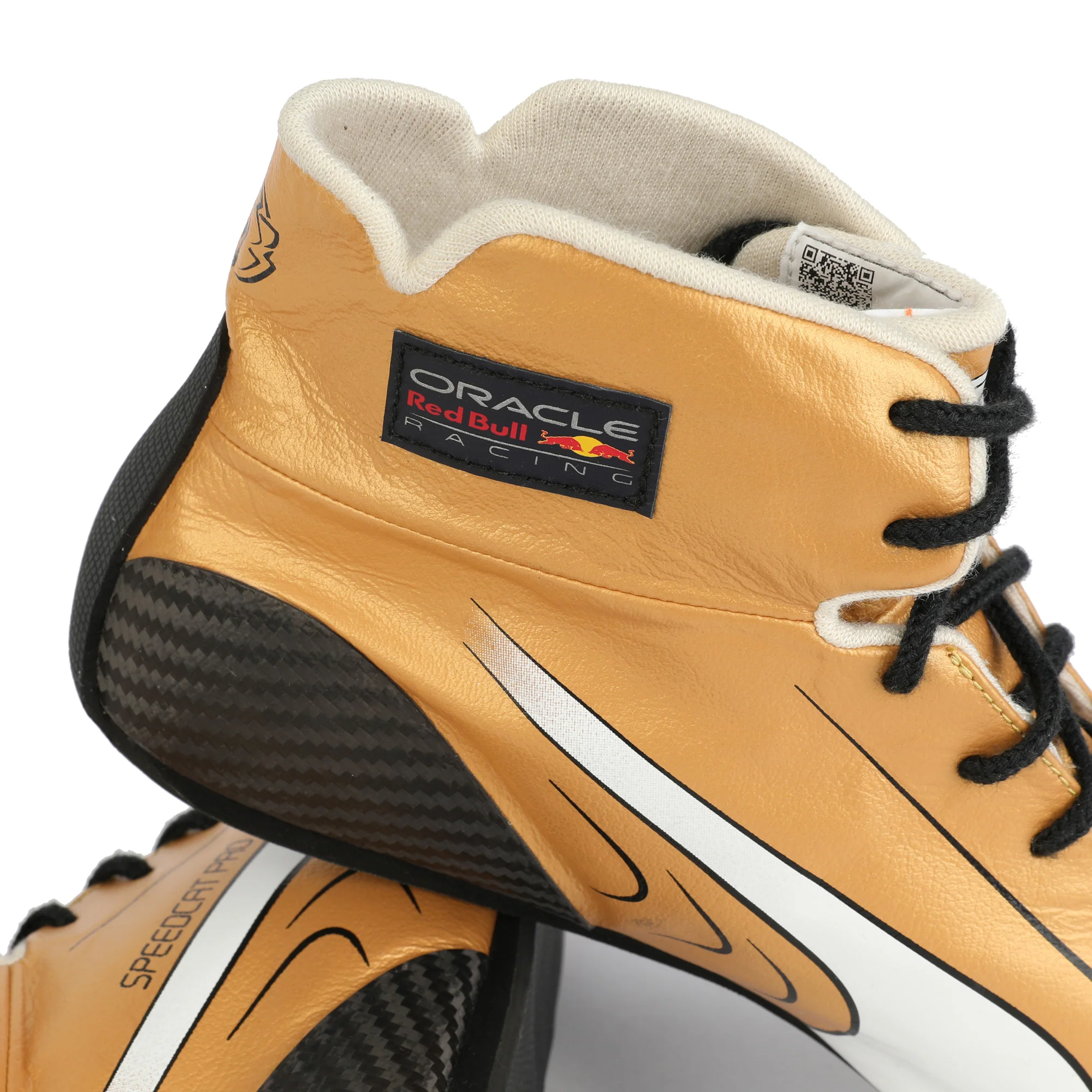 Miami Auction LOT 021 - Max Verstappen 2022 Red Bull Boots - Signed Replica - Image 4