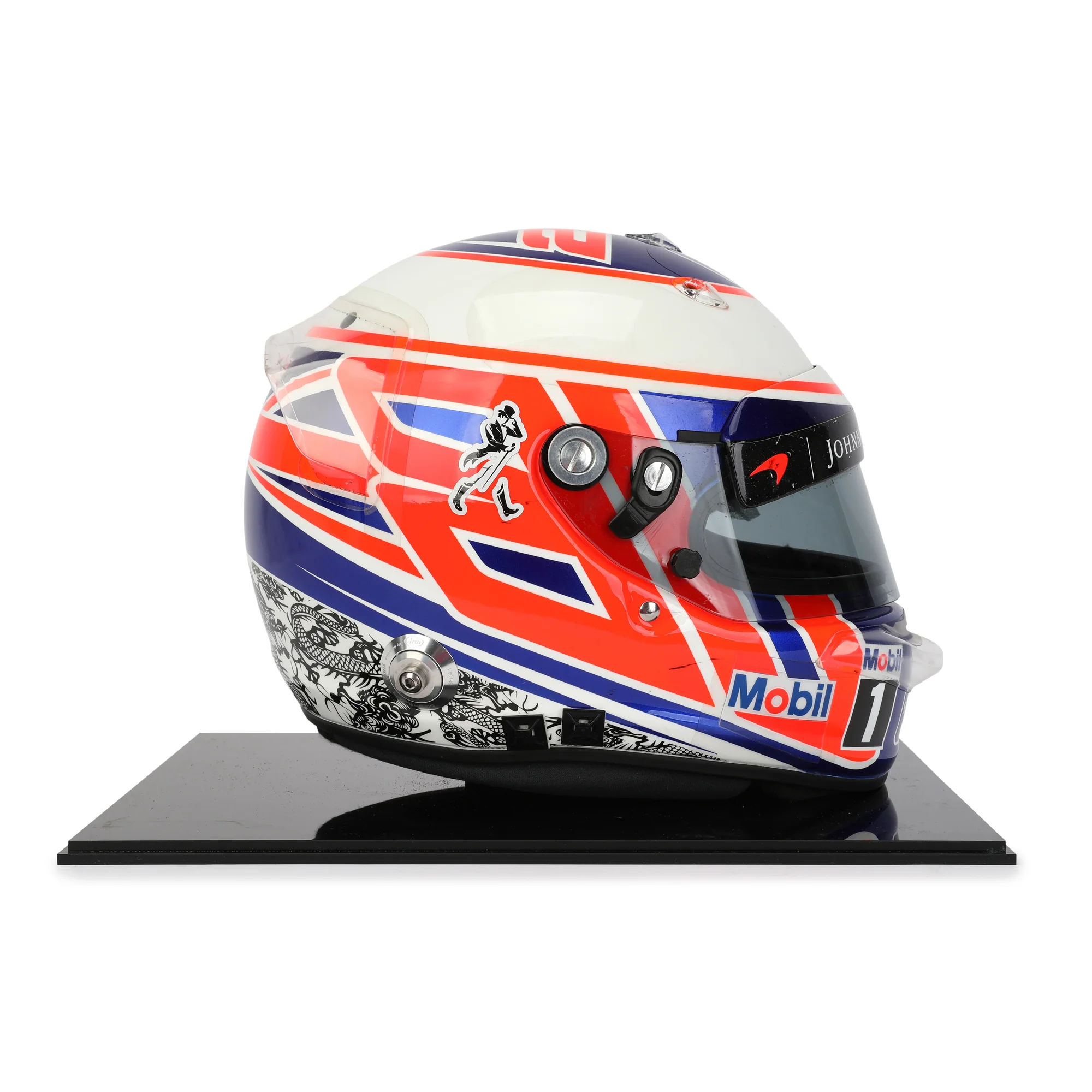 Miami Auction LOT 040 - Jenson Button 2016 McLaren Helmet - Mexico GP - Image 4