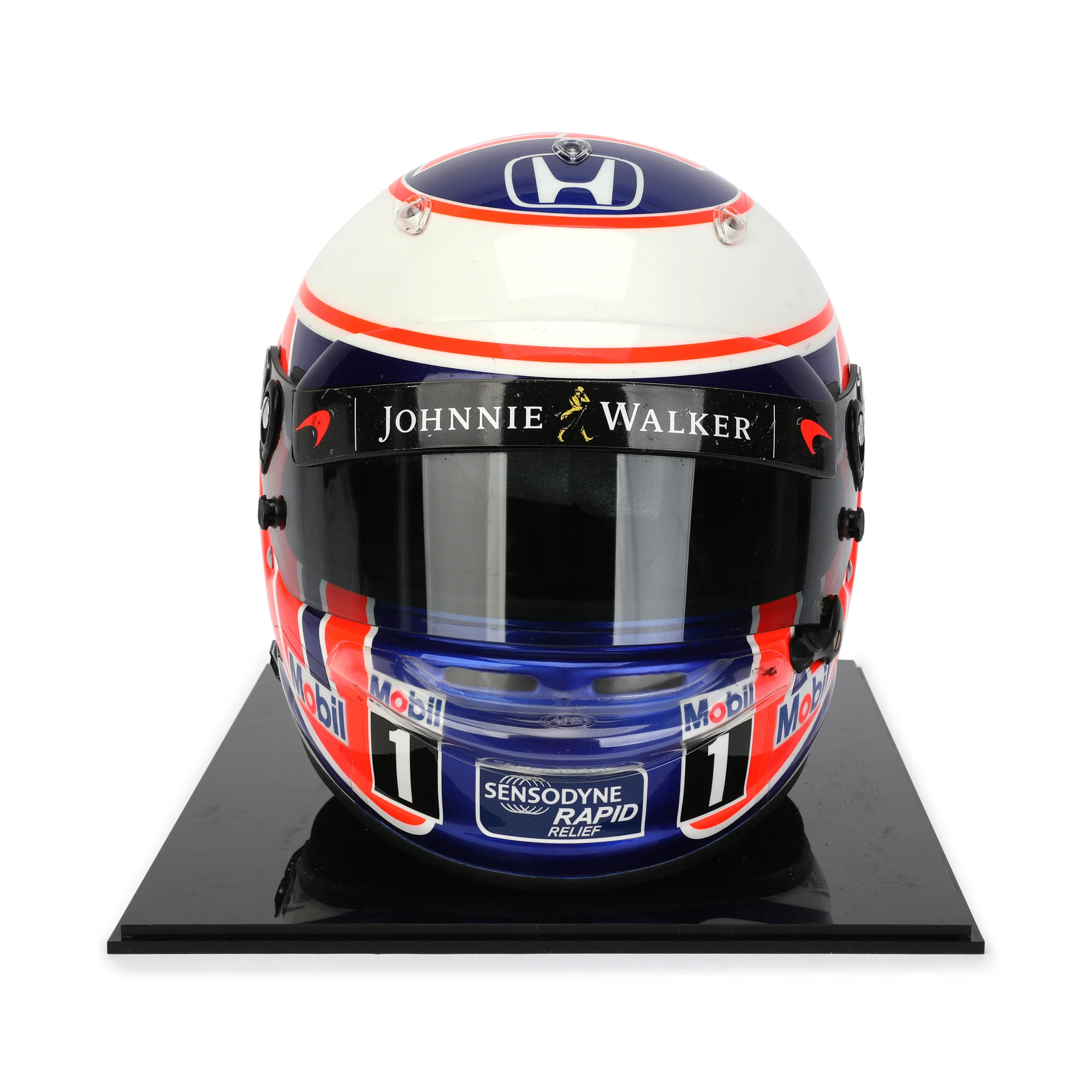 Miami Auction LOT 040 - Jenson Button 2016 McLaren Helmet - Mexico GP - Image 5