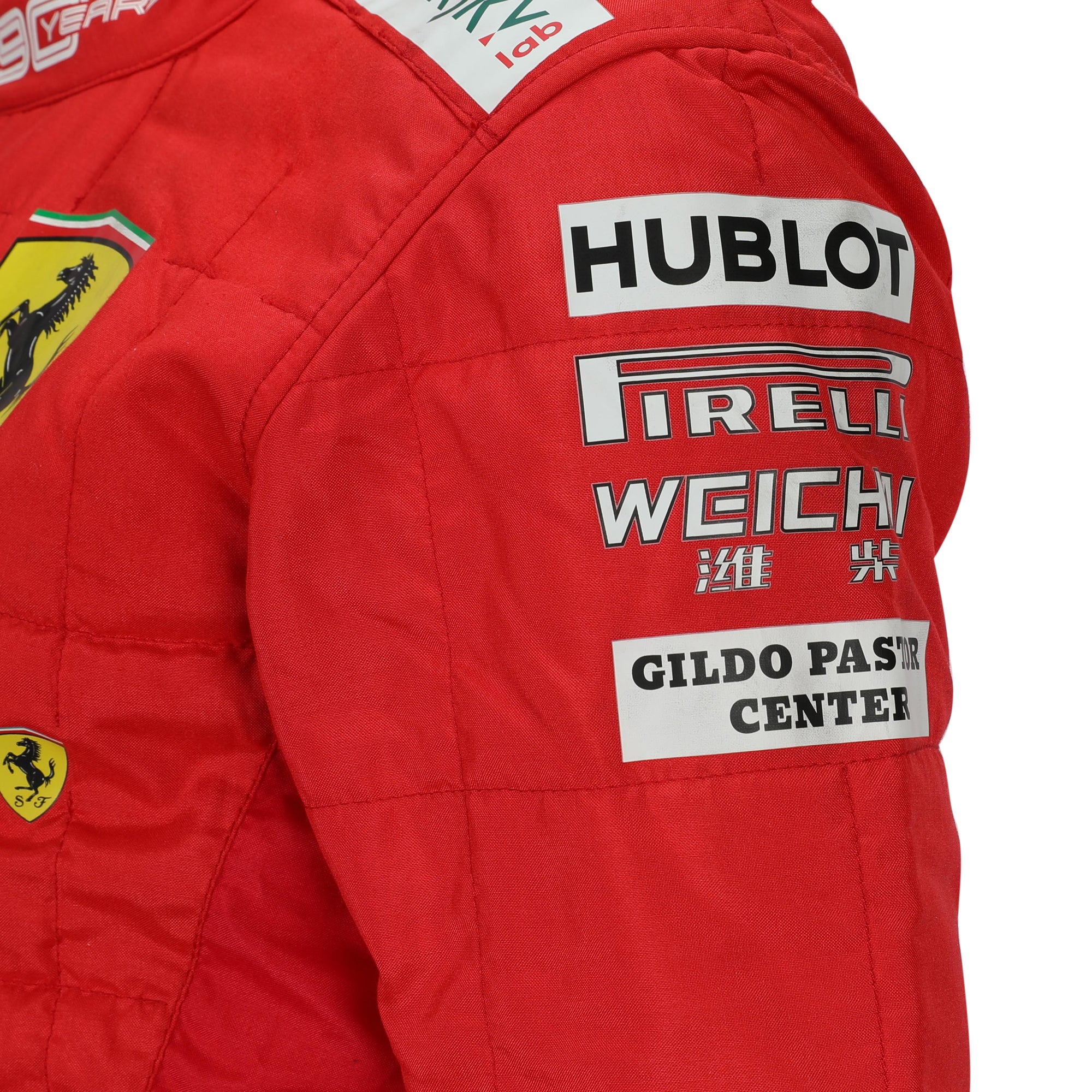 Miami Auction LOT 035 - Charles Leclerc 2019 Scuderia Ferrari Suit - Weekend Used - Image 3