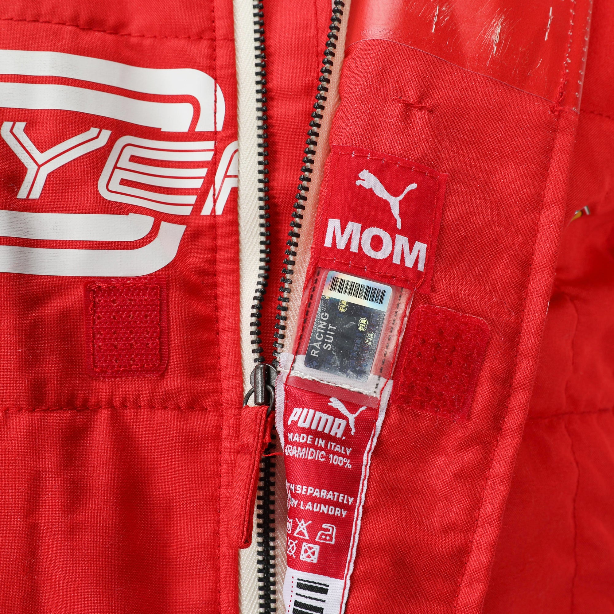 Miami Auction LOT 035 - Charles Leclerc 2019 Scuderia Ferrari Suit - Weekend Used - Image 6