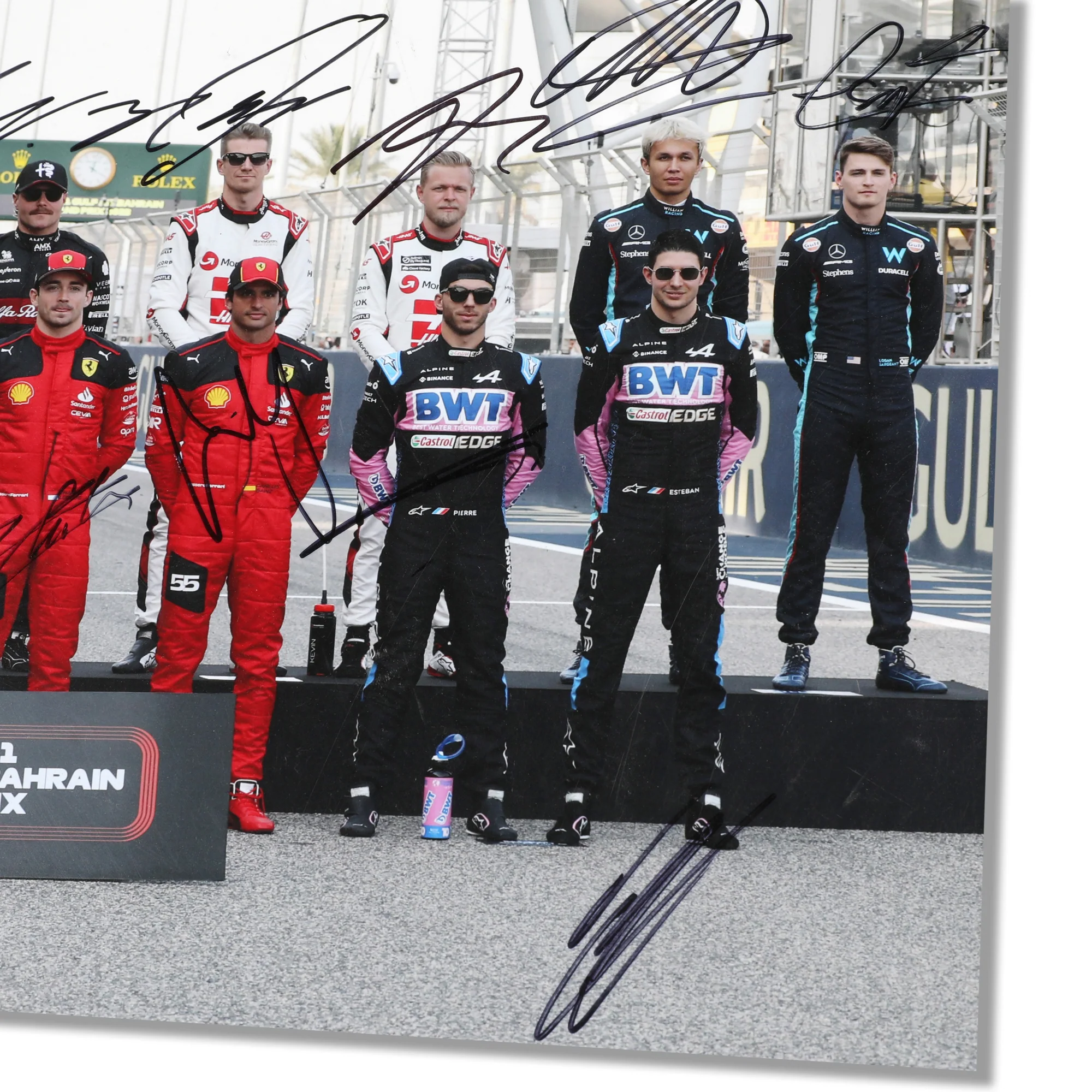 Miami Auction LOT 036 - Signed 2023 Formula One Full Grid Photo - Make-A-Wish - Image 4